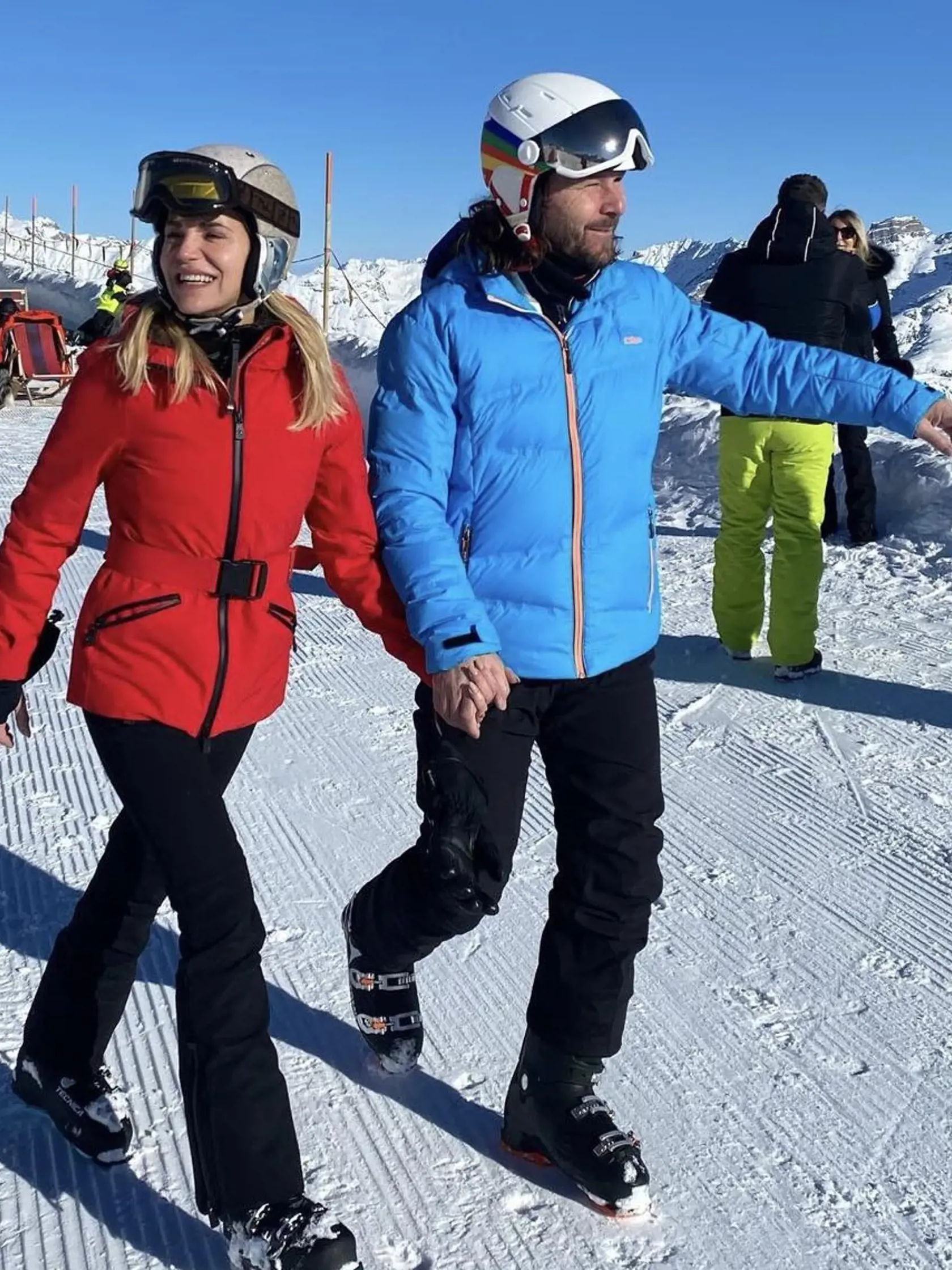 Speváčka Dara Rolins a jej partner Pavel Nedvěd.