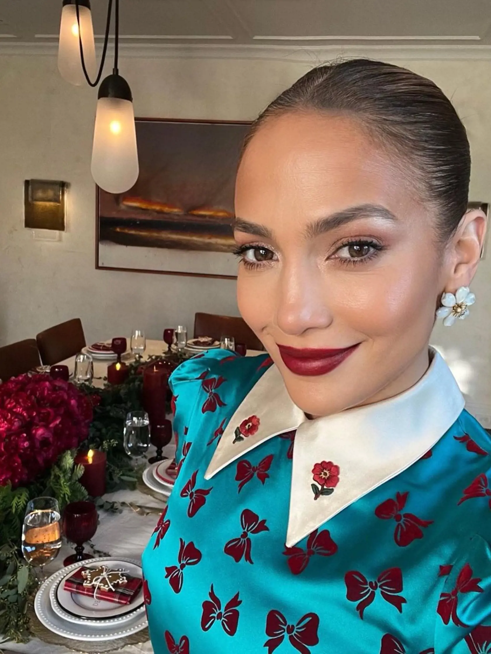 Jennifer Lopez sa takto nahodila na sviatky.