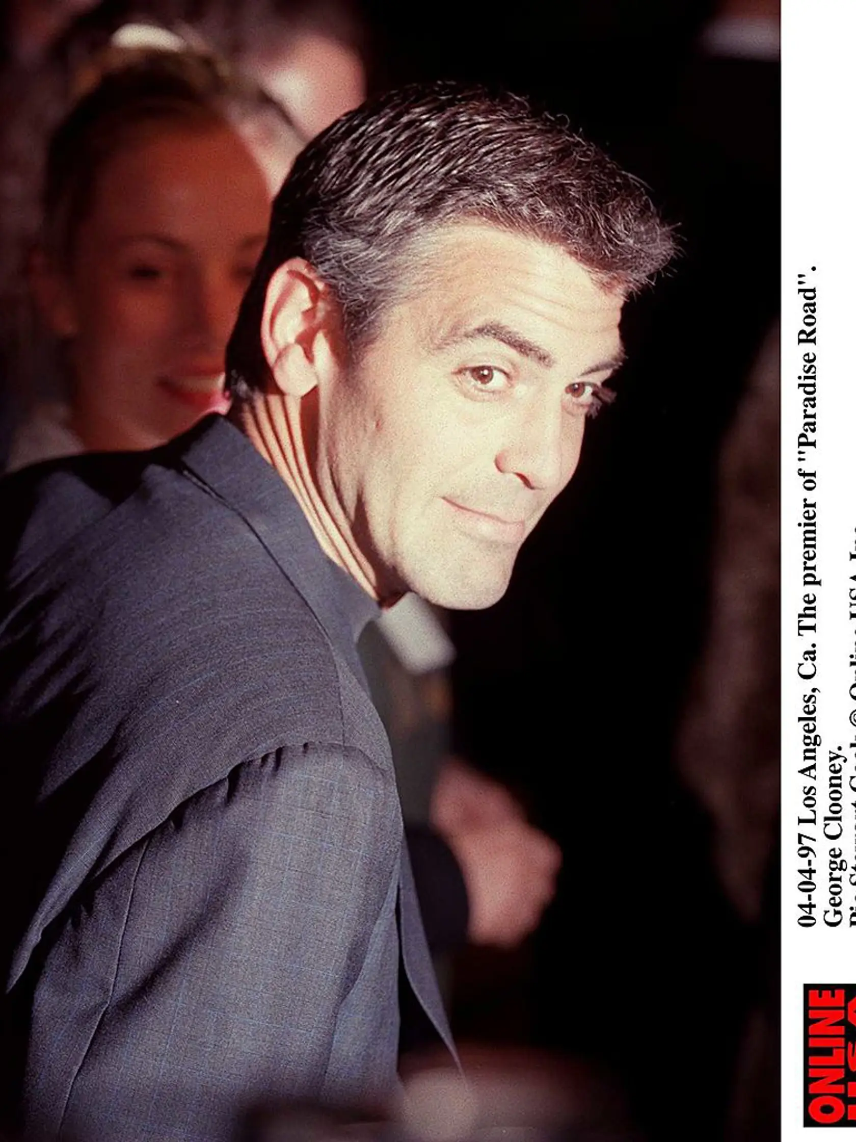 George Clooney, keď mal menej šedín. 