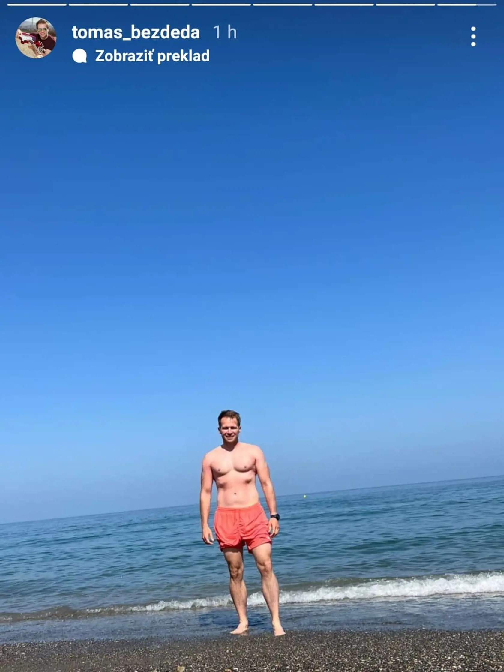 Tomáš Bezdeda ukázal na dovolenke v Španielsku telo Herkula.