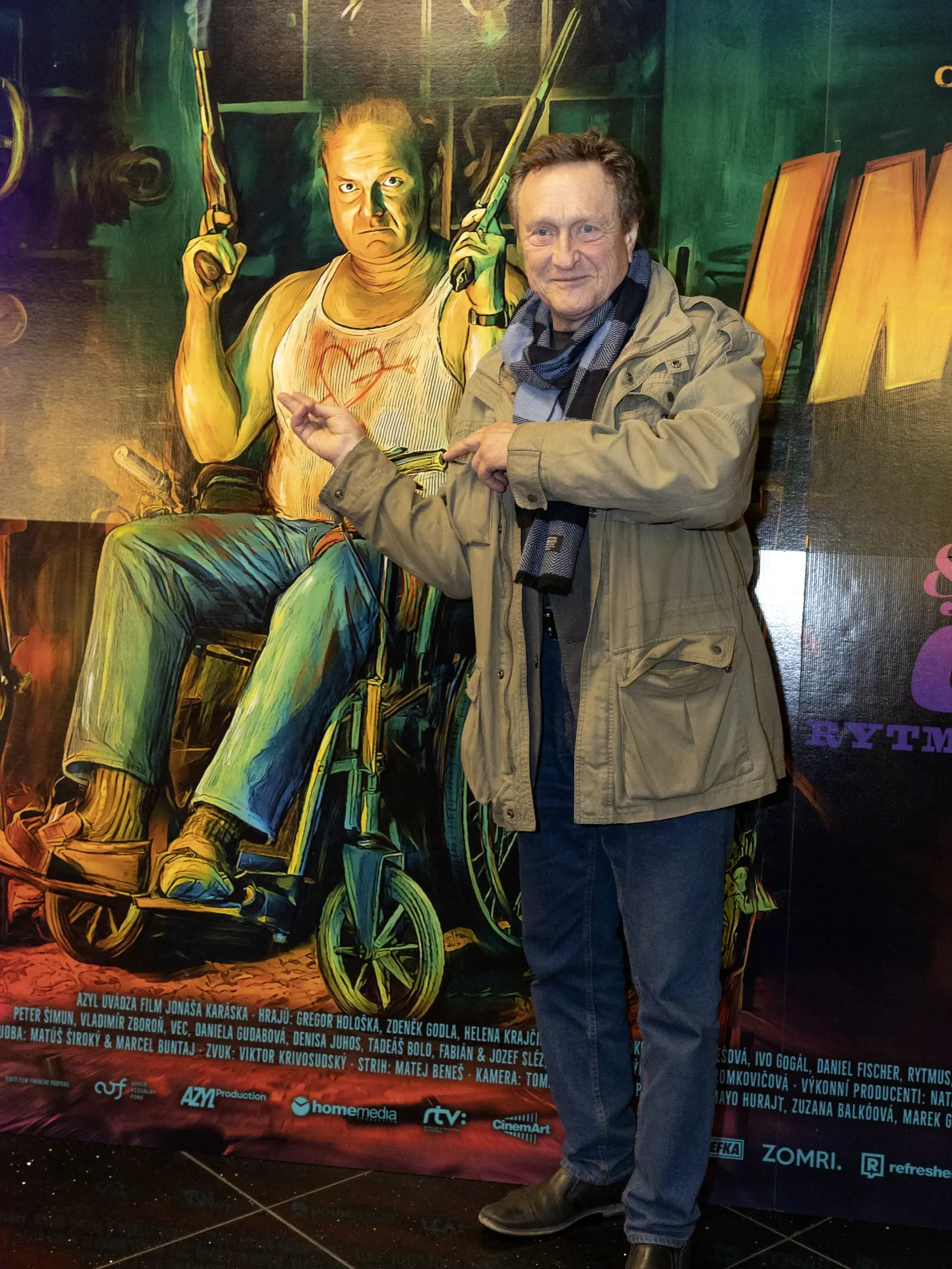 Ľubomír Paulovič na premiére filmu Invalid v januári 2023.
