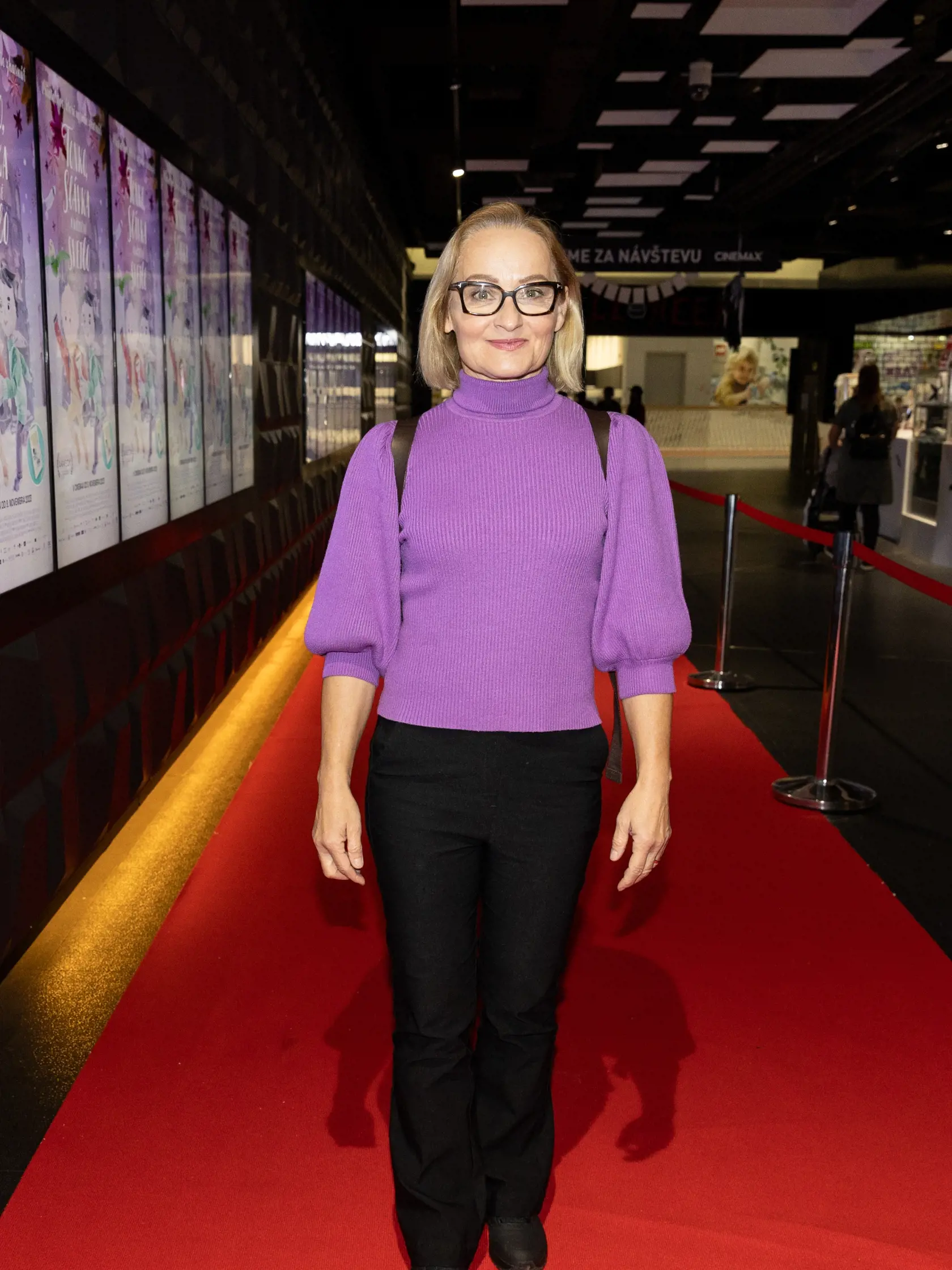 Premiéru rozprávky Tonko, Slávka a kúzelné svetlo si nenechala ujsť ani Oľga Belešová.
