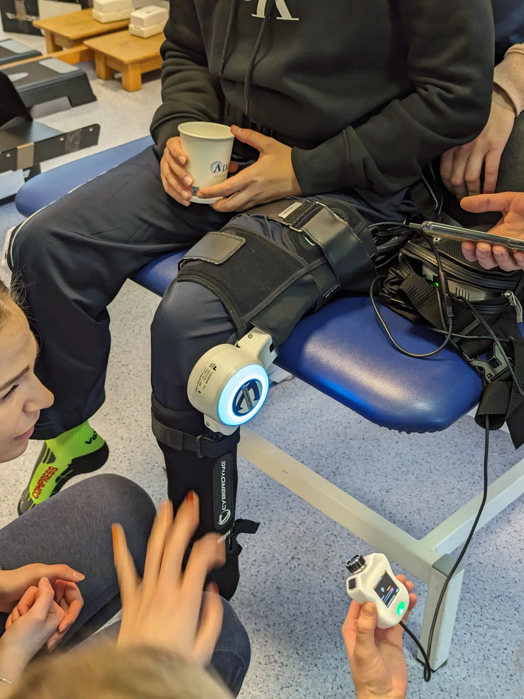 Miška je na dvojtýždňovej rehabilitácii v Piešťanoch. kde testuje v Adeli Medical centre novú technológiu HAL,