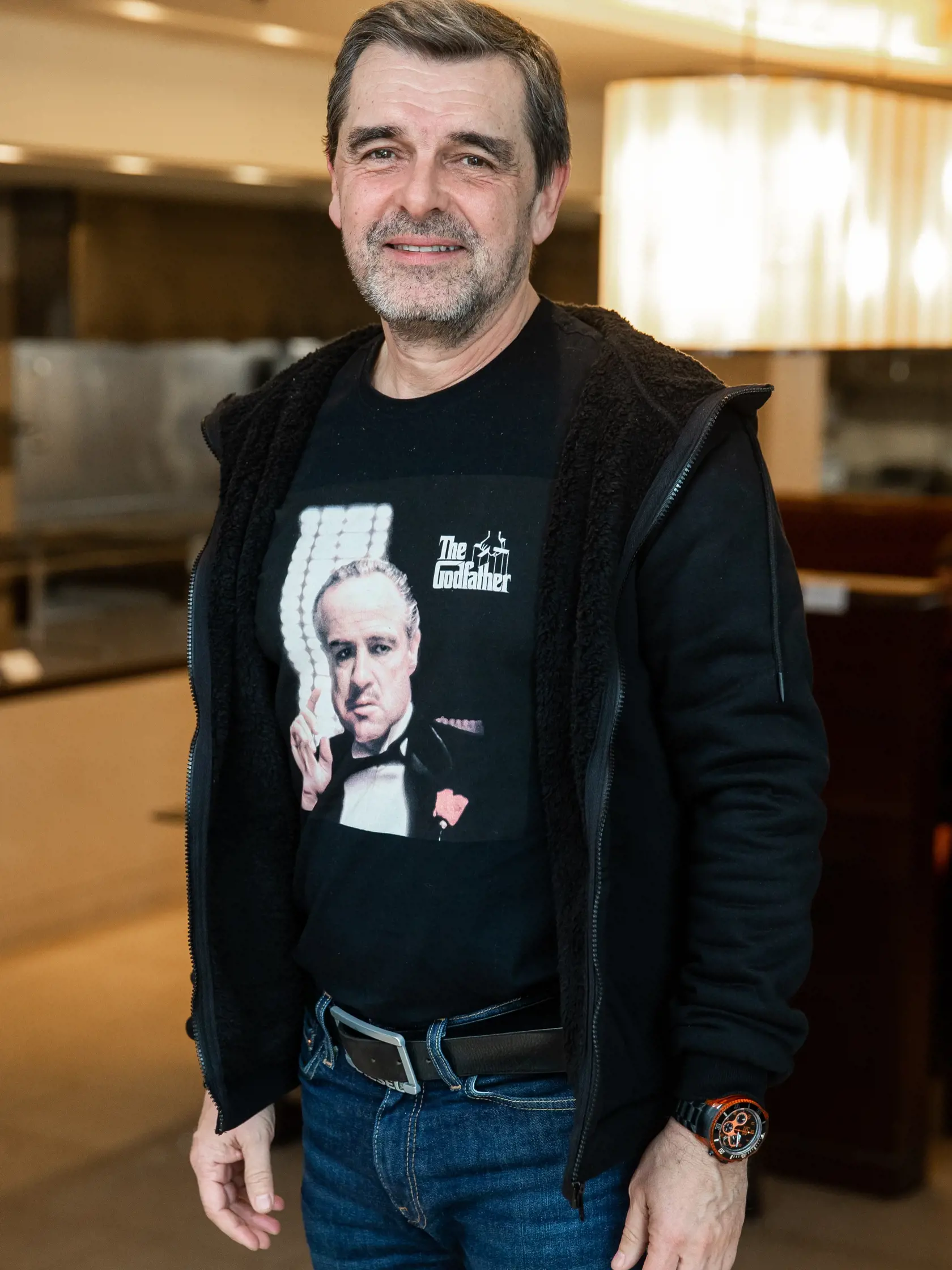 Premiéra slovenského seriálu "Ultimátum" v Bratislave. Na snímke Peter Kočiš.
