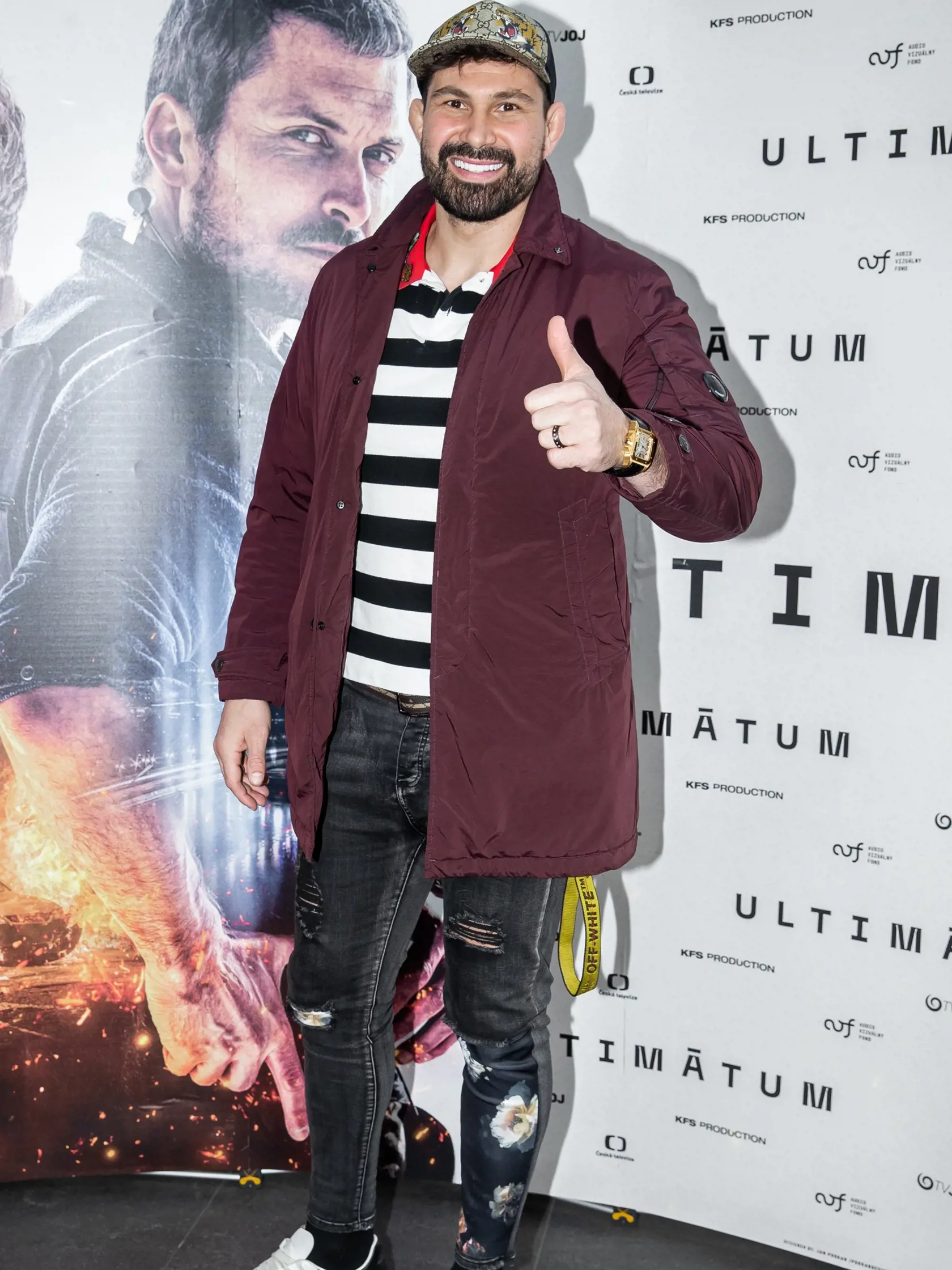 Premiéra slovenského seriálu "Ultimátum" v Bratislave. Na snímke Attila Végh.