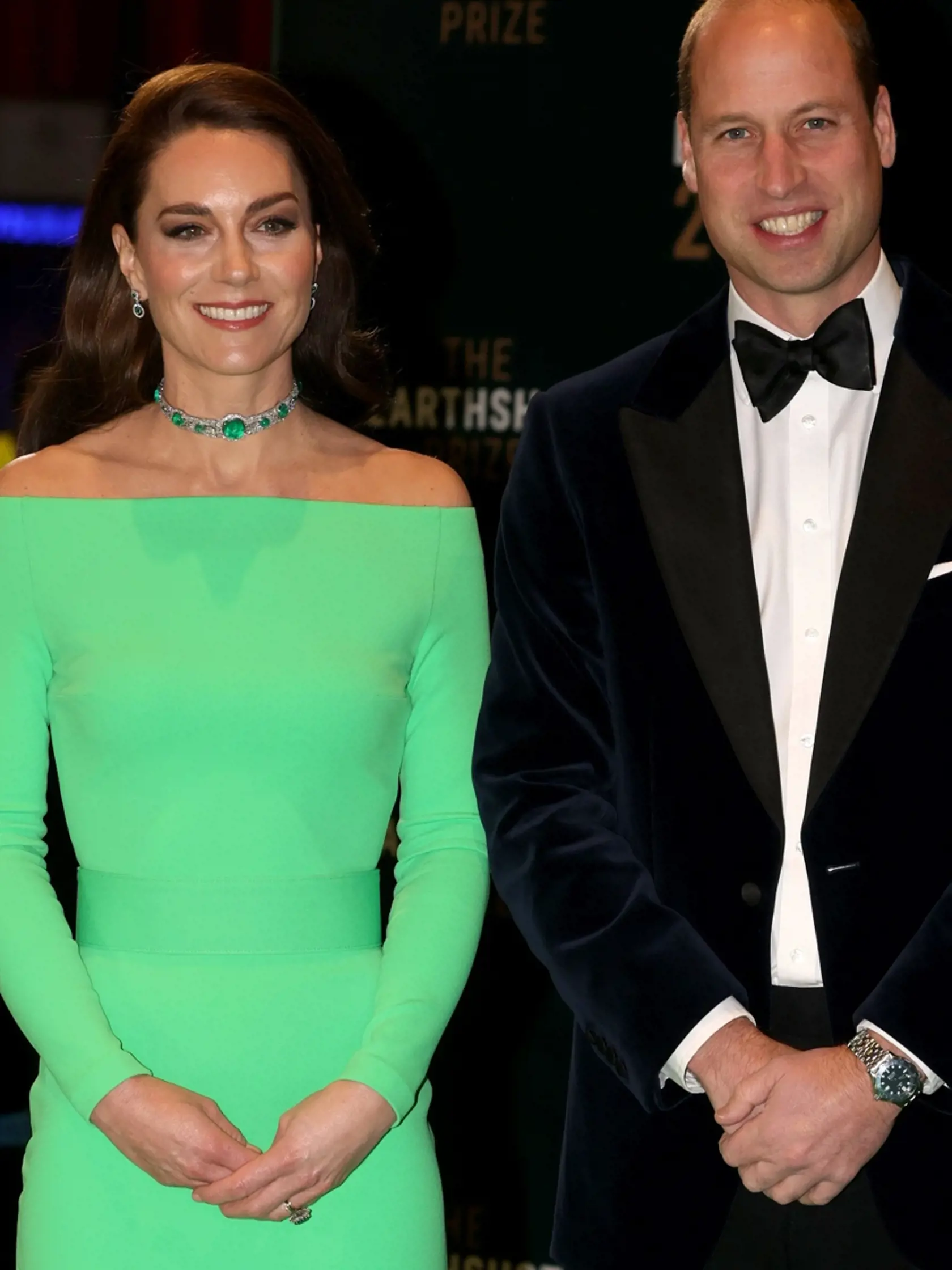 Kate si na Earthshot Prize obliekla požičané šaty a ozdobila sa šperkami po nebohej Diane.