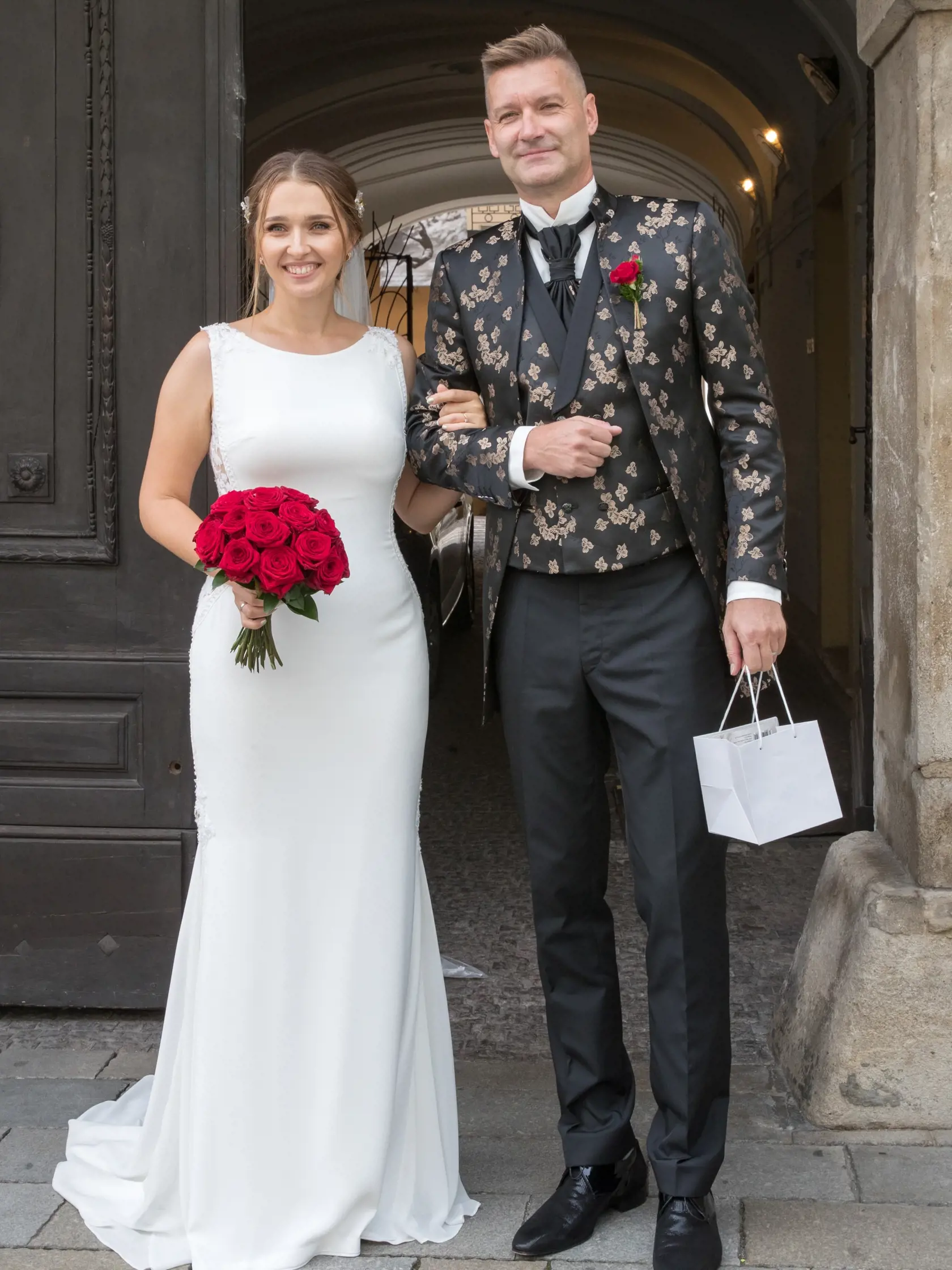 Mladomanželia Krausovci.