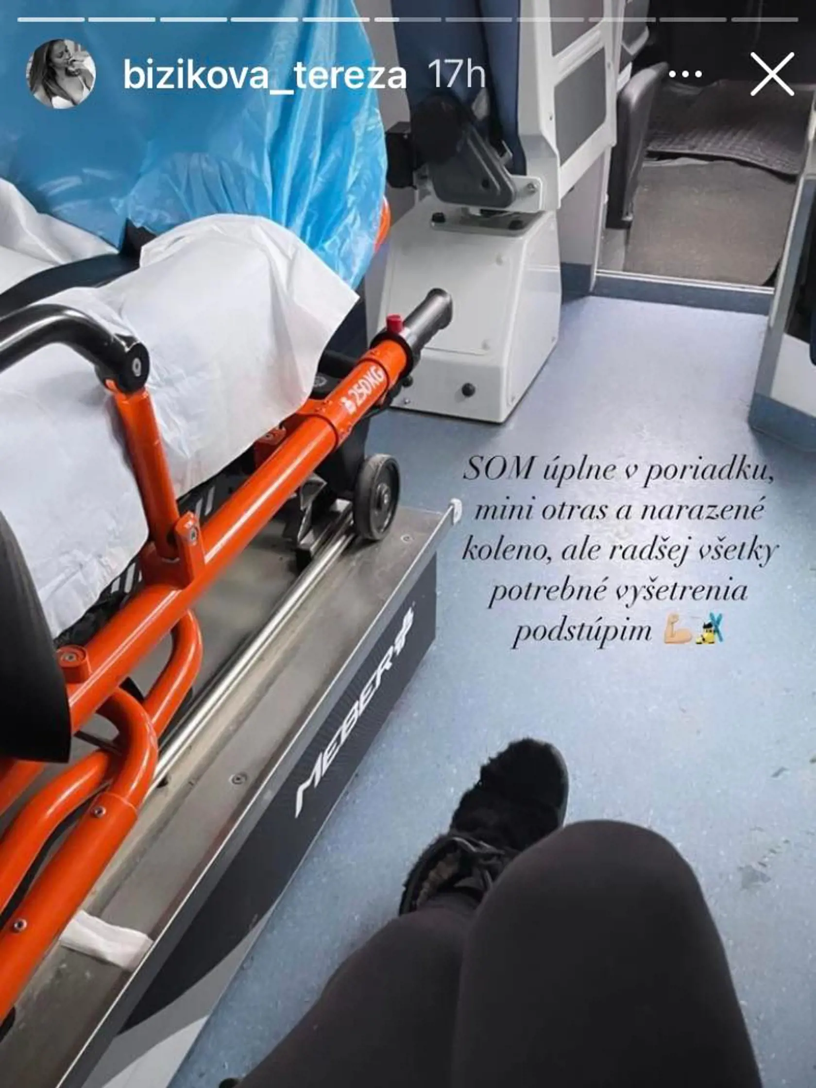 Snúbenica herca Marka Fašianga modelka Tereza Bizíková mala nehodu na svahu. Tesne predtým lyžovala s Nelou Pociskovou.