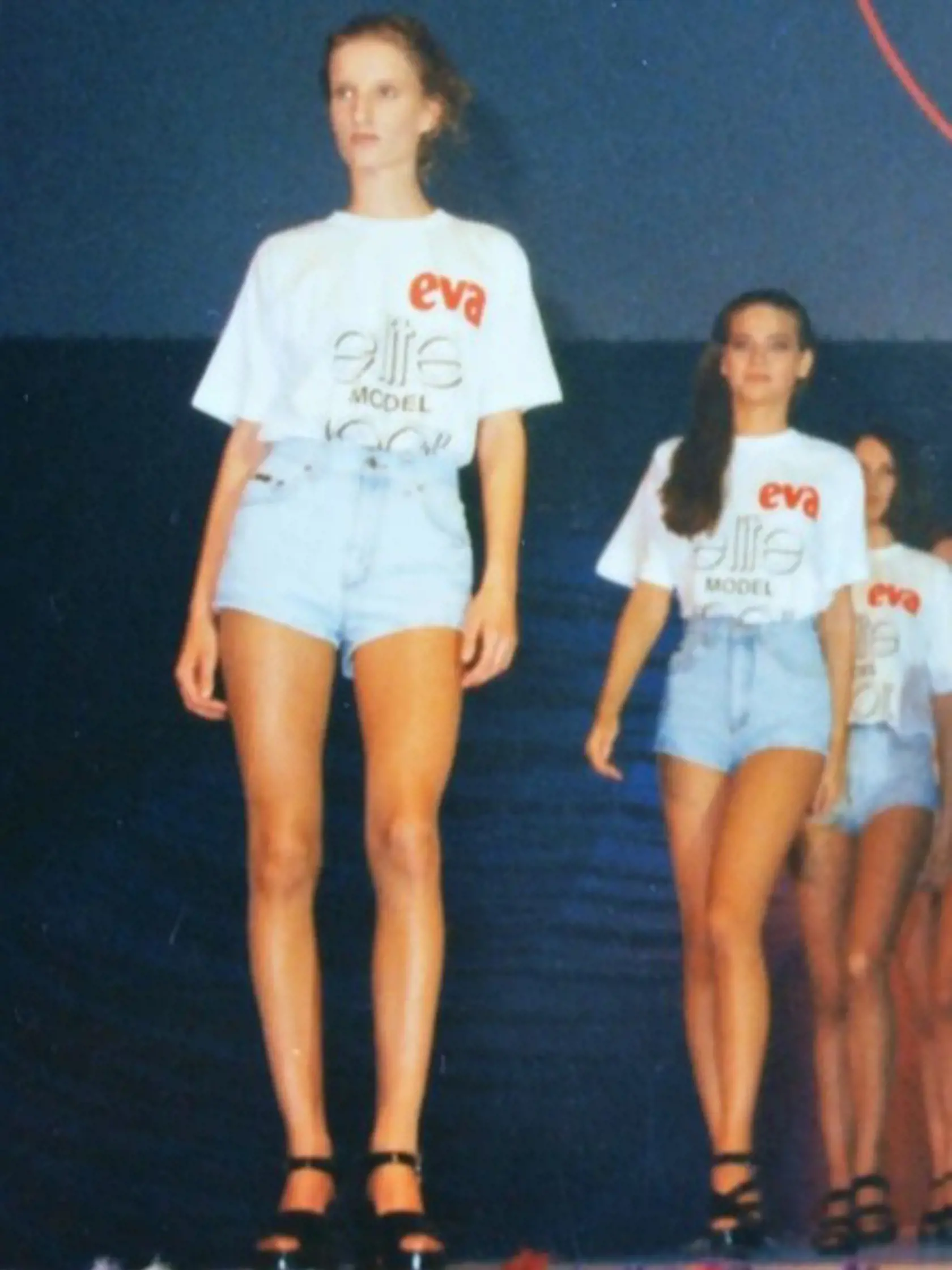Adela Banášová ako 16-ročná, keď súťažila v Elite Model Look. 