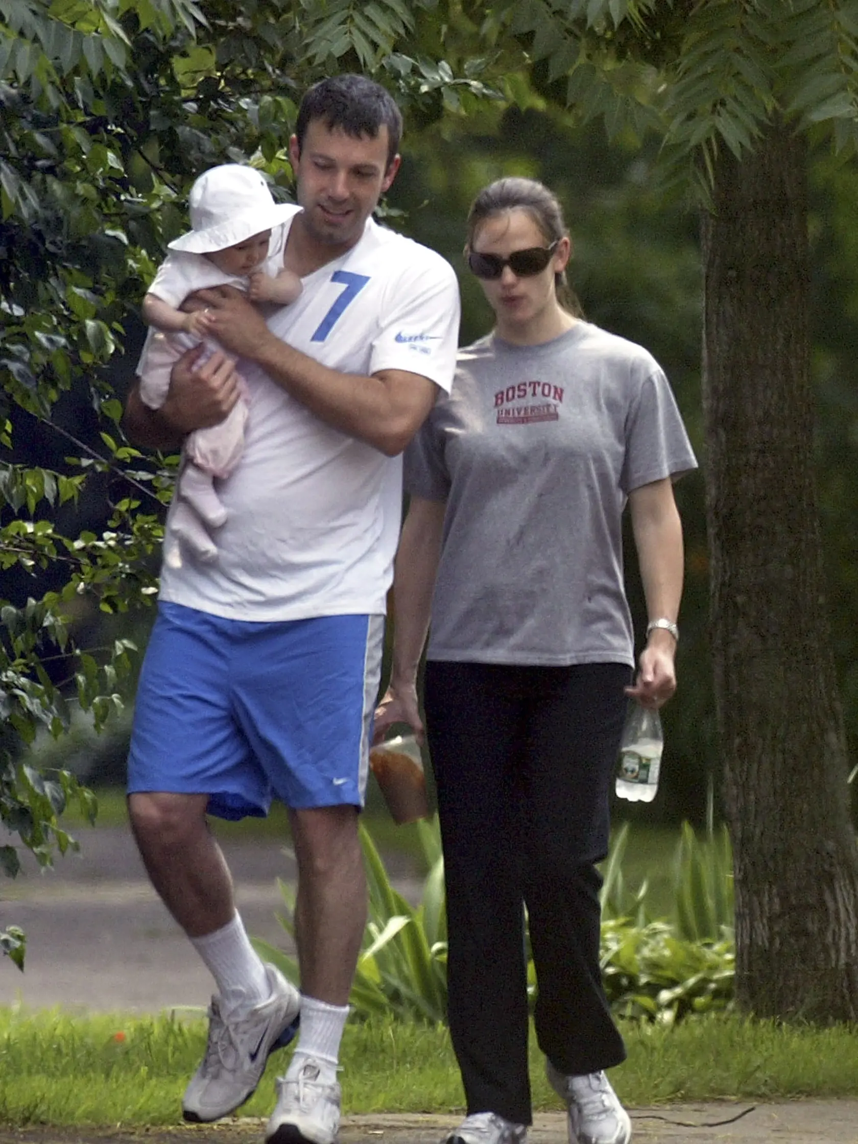 Ben Affleck a Jennifer Garner a ich dcérka Violet. V období, keď boli šťastní.
