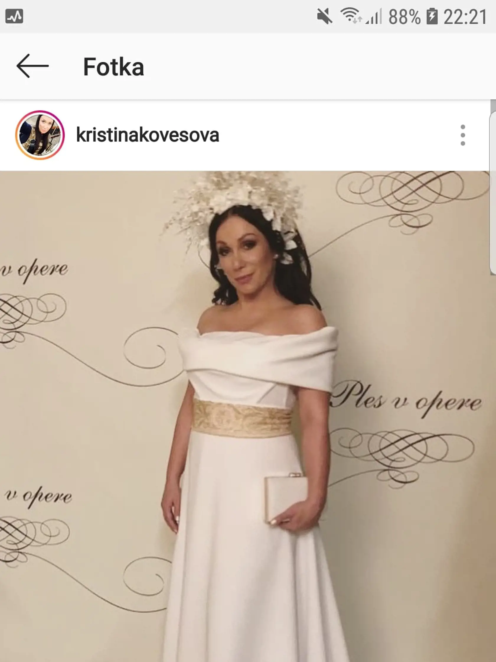 Reportérka Kristína Kövešová.