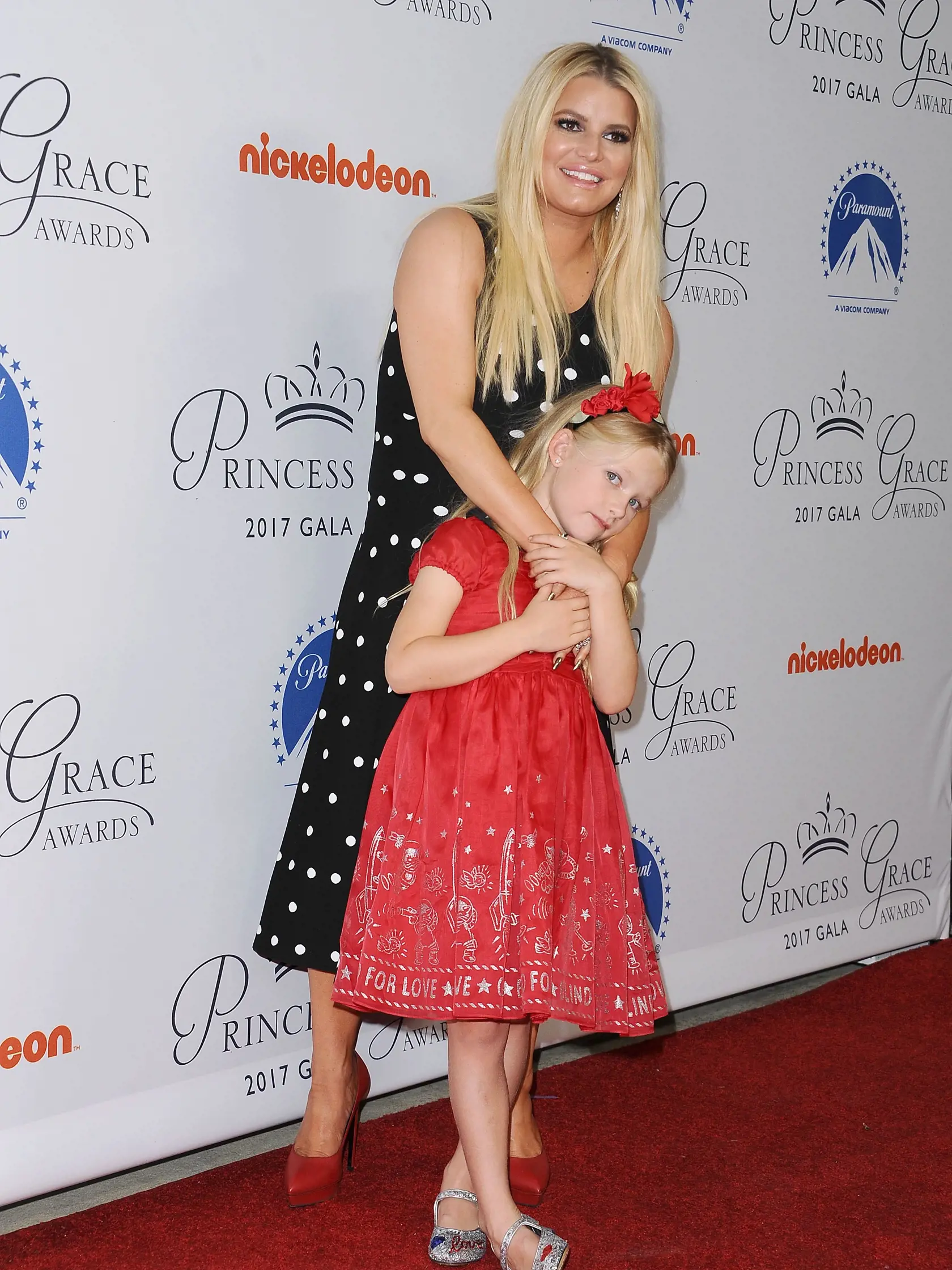 Jessica Simpson s dcérkou.