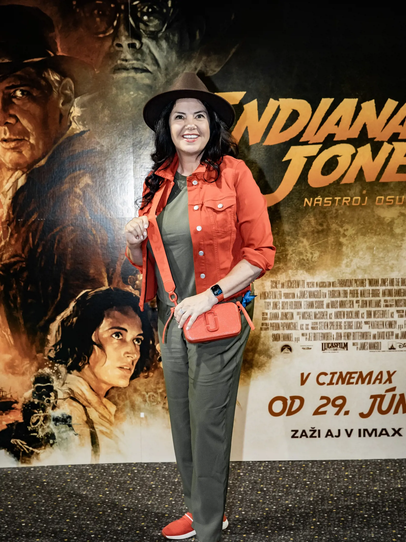 Premiéra filmu Indiana Jones a Nástroj osudu. Na snímke je Iveta Malachovská.