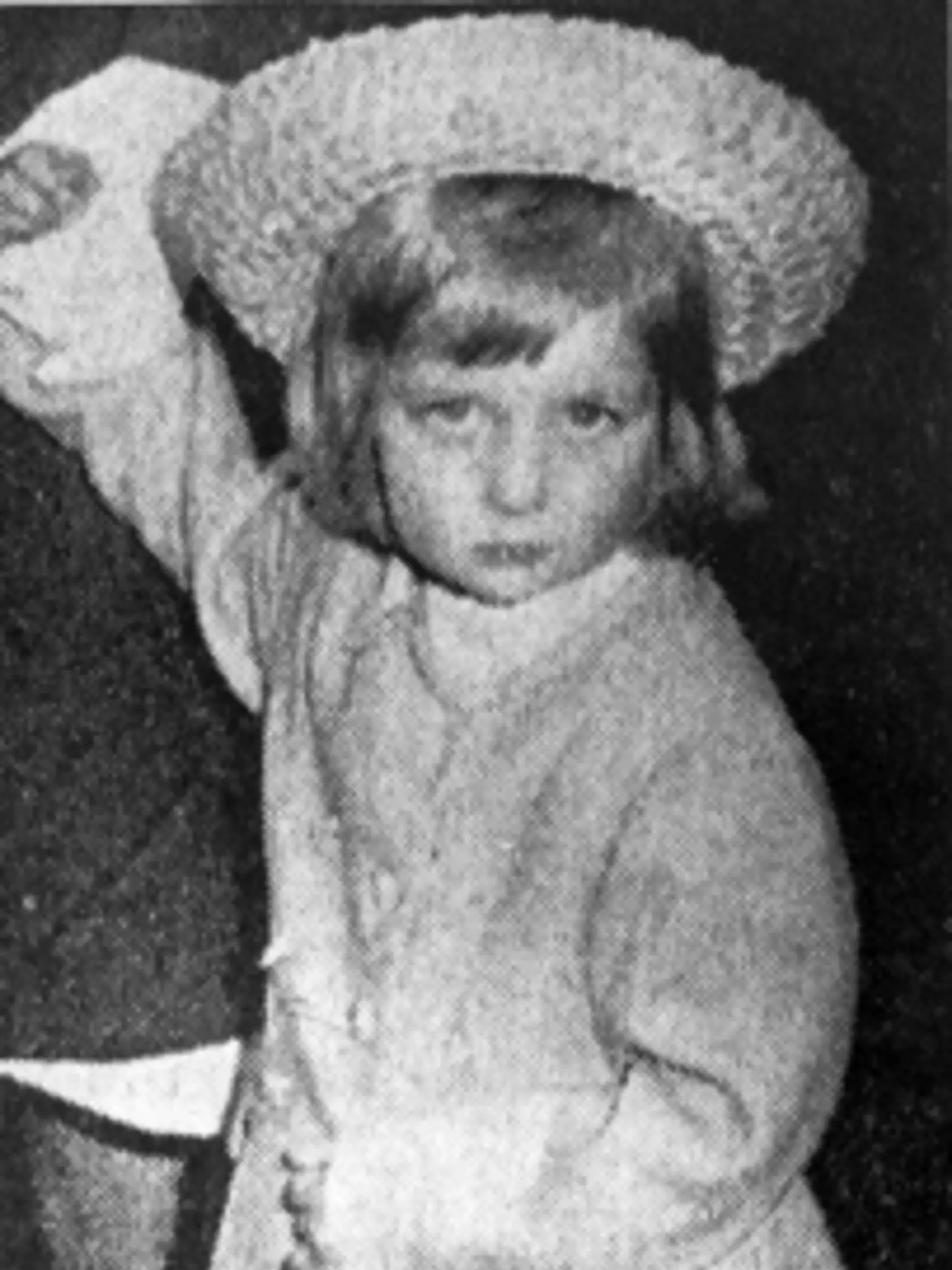 Princezná Diana ako malé dievčatko.