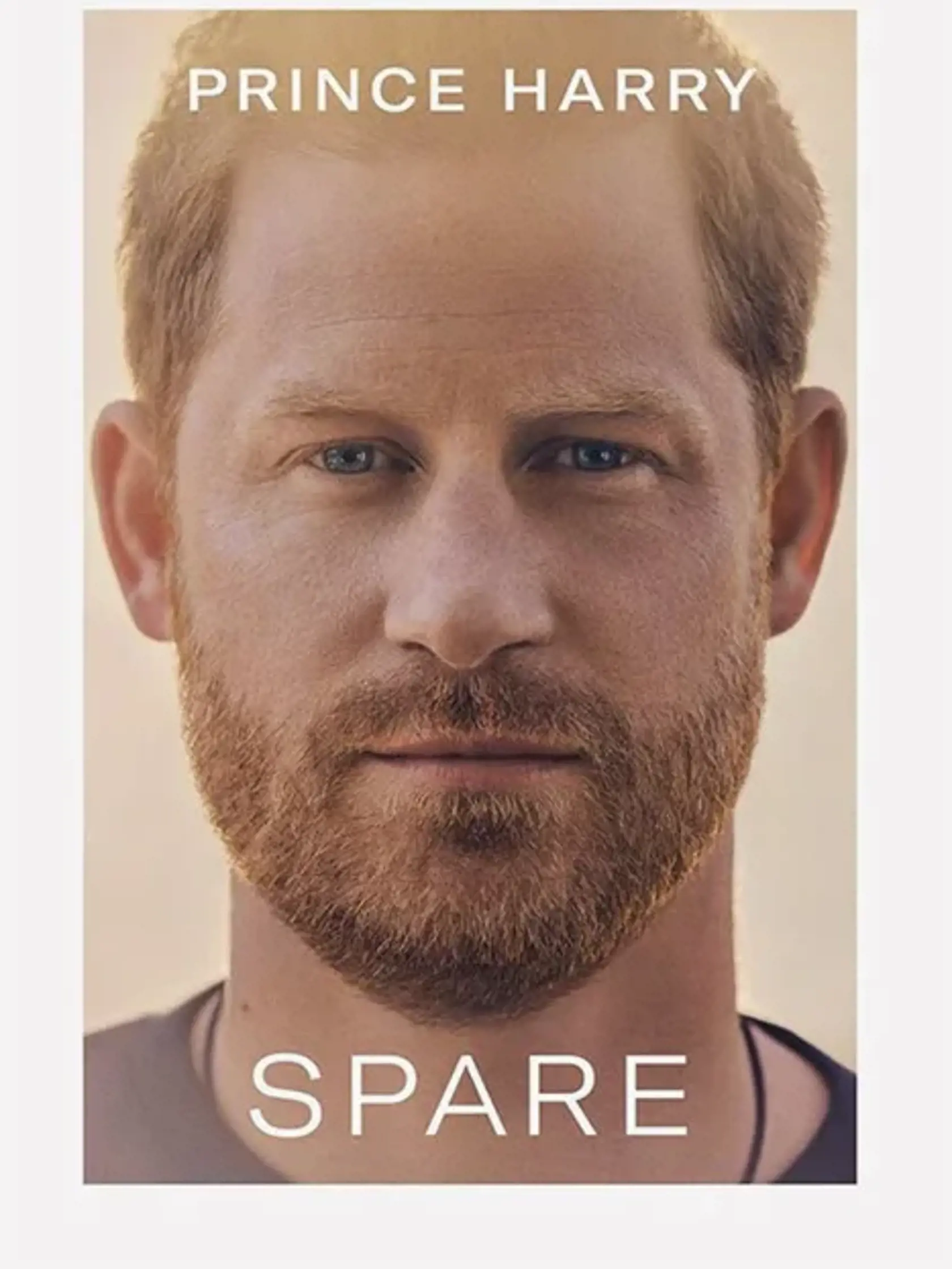 Titulka knihy Prince Harry Spare
