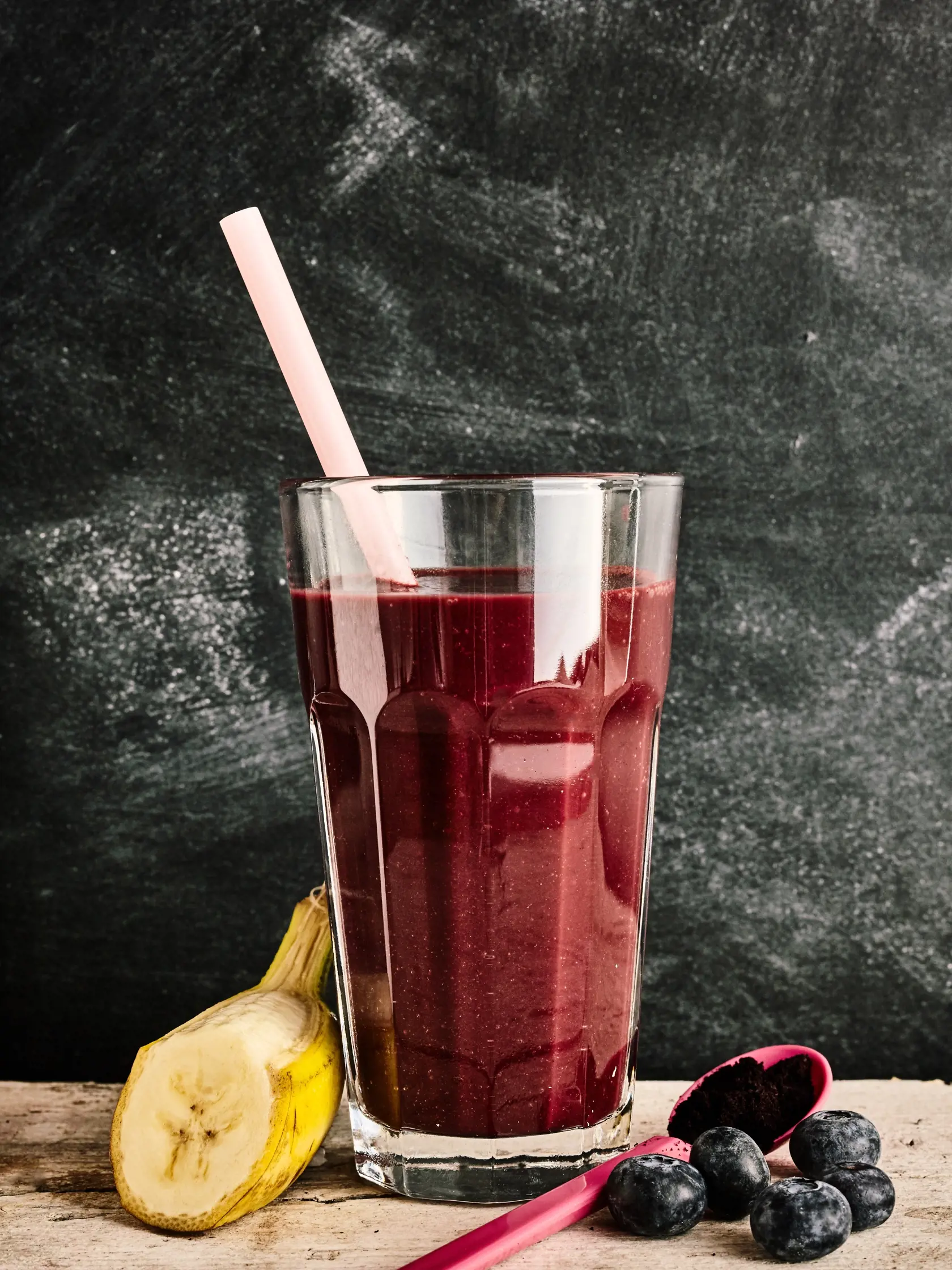 nápoj - smoothie - acai - čučoriedky
