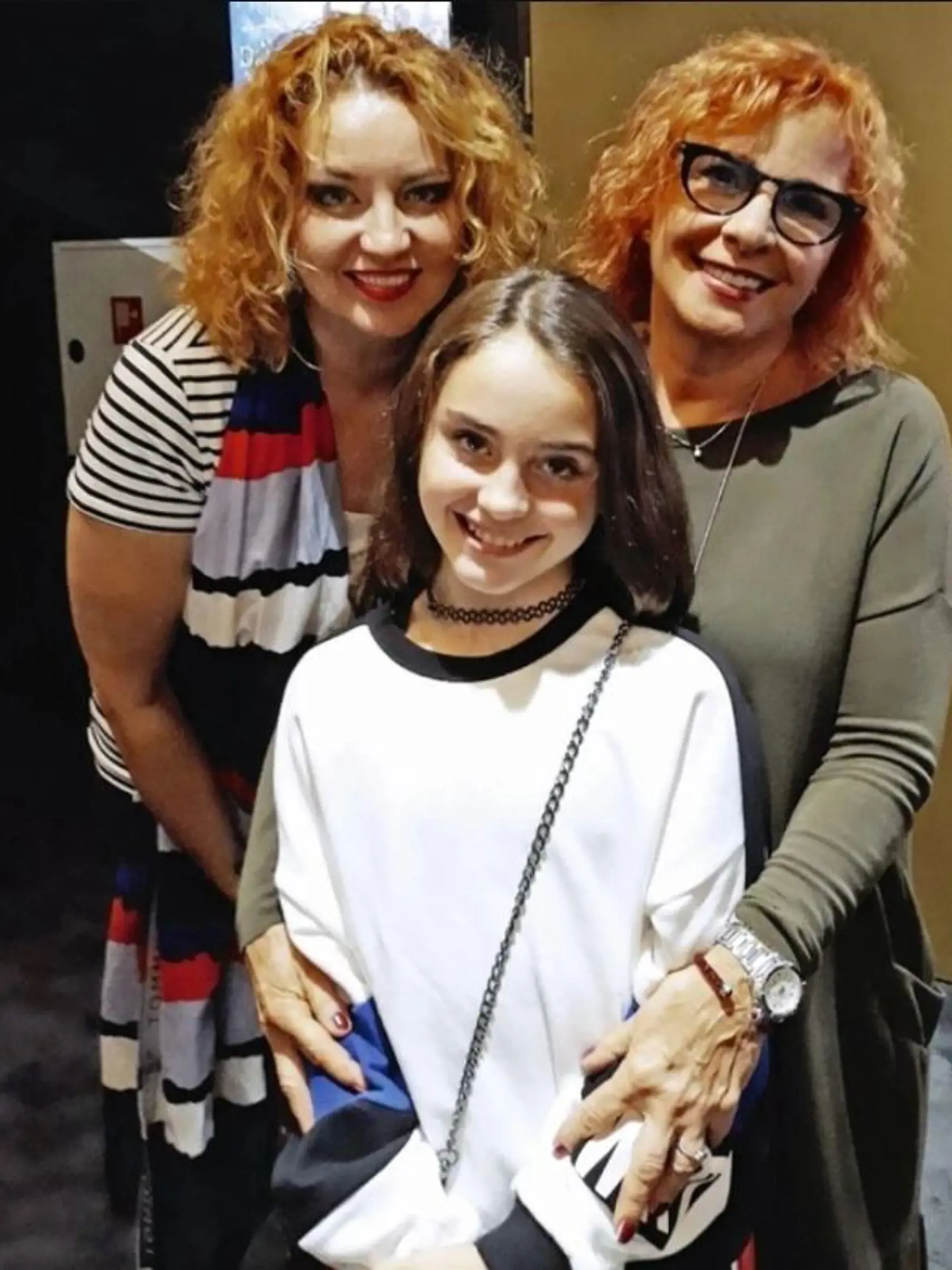 Kamila Magálová, vnučka Kristína a bývalá nevesta Zuzana.