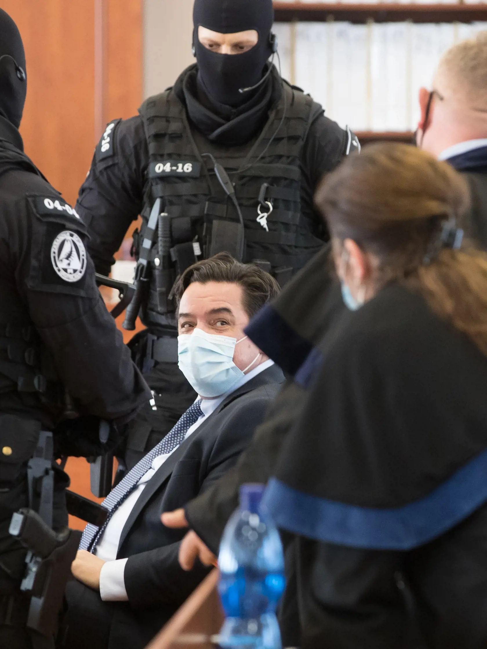 Pojednávanie na Špecializovanom trestnom súde v Pezinku vo veci vraždy novinára Jána Kuciaka a jeho snúbenice Martiny Kušnírovej z objednávky ktorej je obžalovaný Marián Kočner. Očakávaneho rozsudku sa zúčastnilo mnoho slovenských aj zahraničných médii. Na snímke je Marián Kočner.