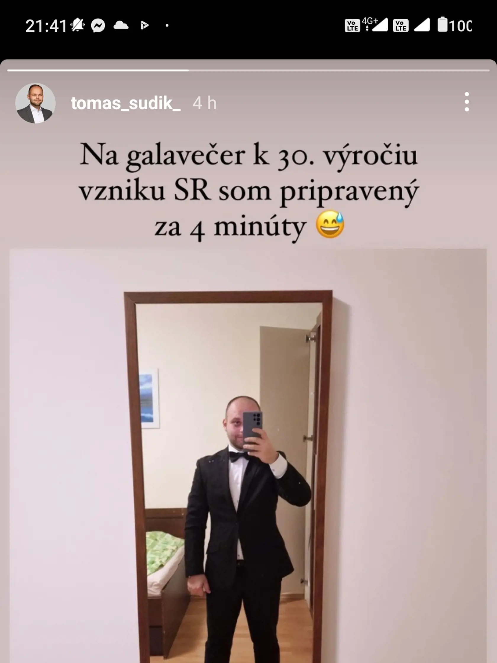 Politici sa na galavečer poriadne vyparádili. Dôkazom toho je aj poslanec Tomáš Šudík.