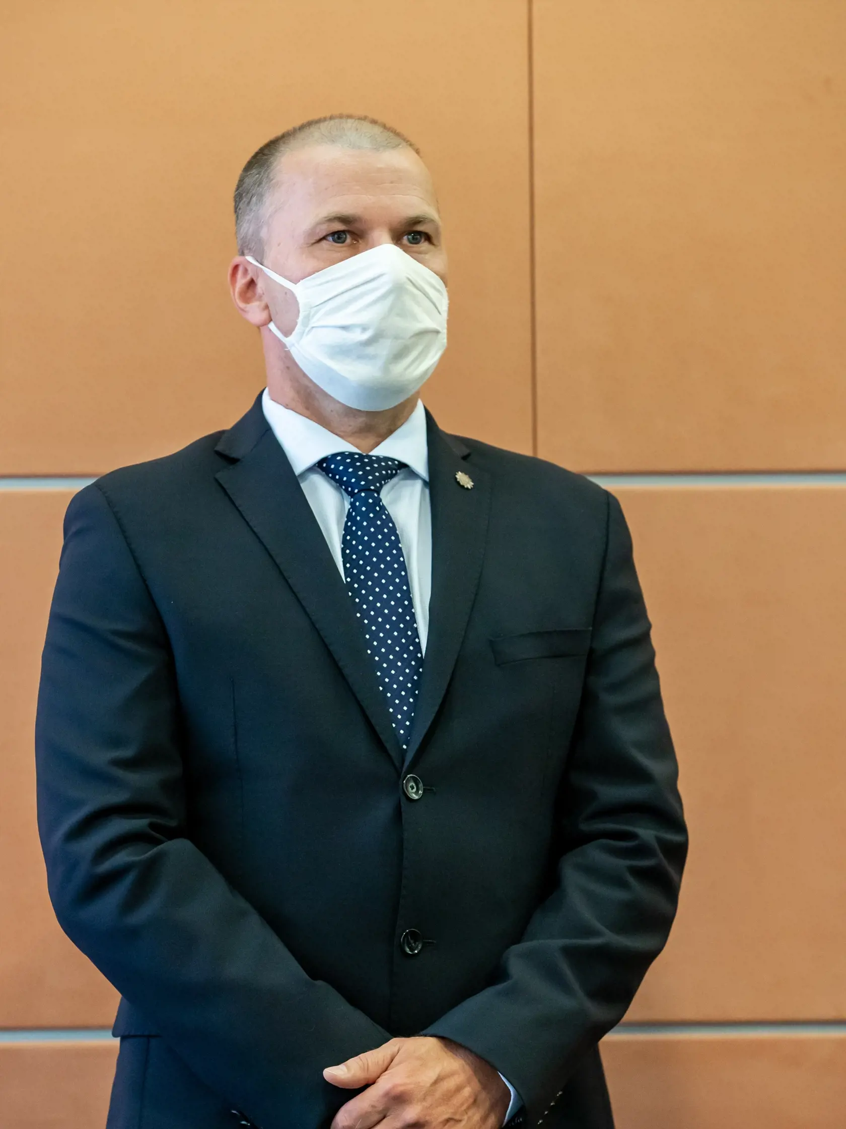 Na snímke je dočasný prezident Policajného zboru Peter Kovařík.