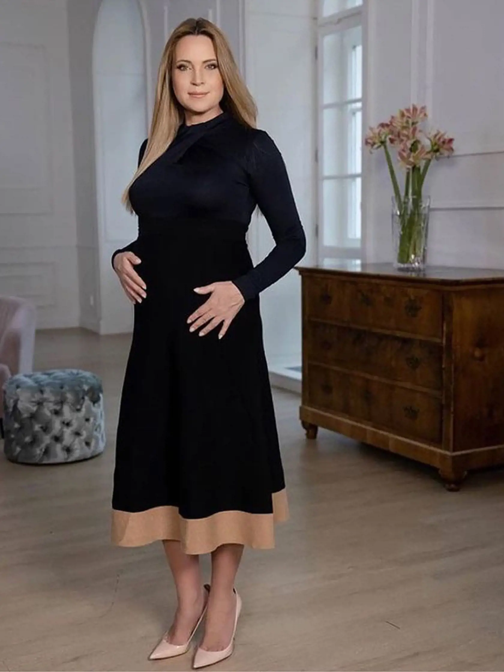 Erika Judínyová počas tehotenstva