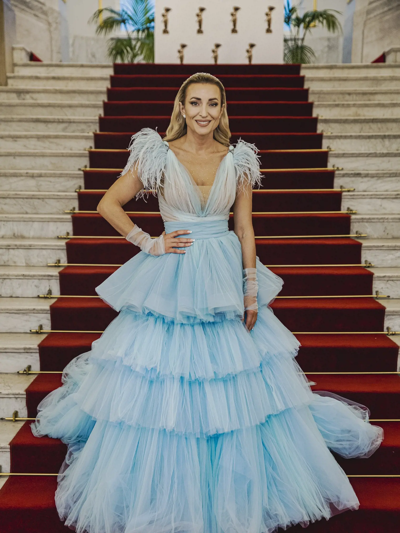 Na snímke Simona Simanová počas galavečera Slovenka roka.