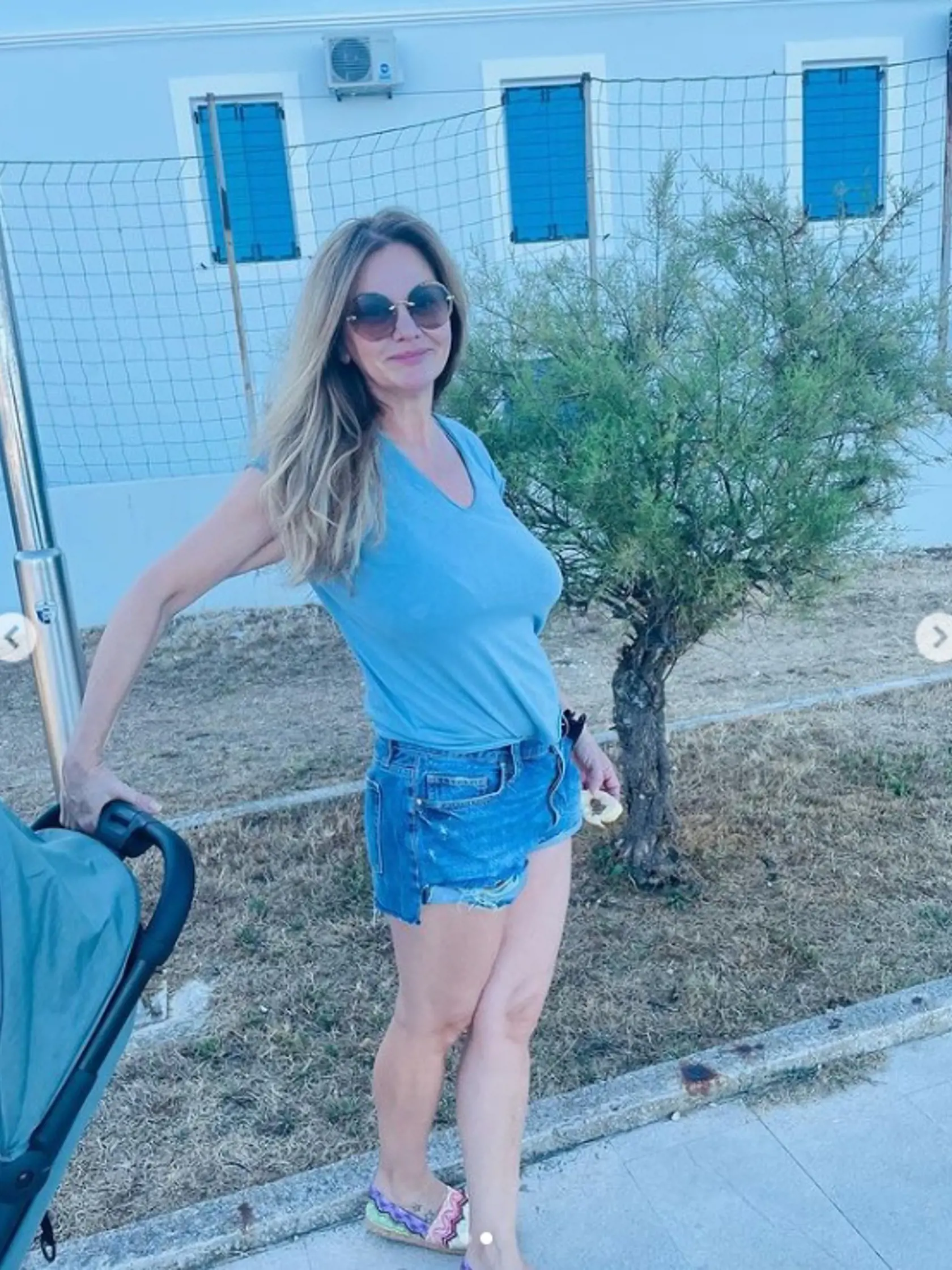 Monika Beňová v pohodlnom letnou outfite na dovolenke v Chorvátsku.