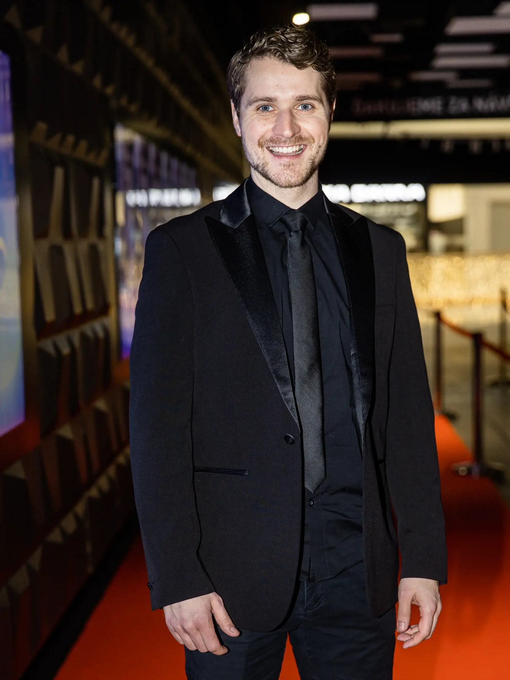 Slávnostné premietanie dvoch seriálov z produkcie súkromnej televízie v Bratislave. Na snímke Marek Rozkoš. 