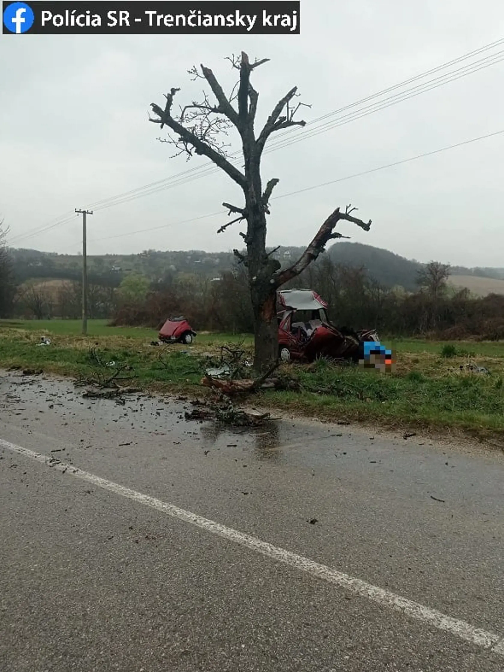 TRAGICKÁ DOPRAVNÁ NEHODA V OKRESE NOVÉ MESTO NAD VÁHOM