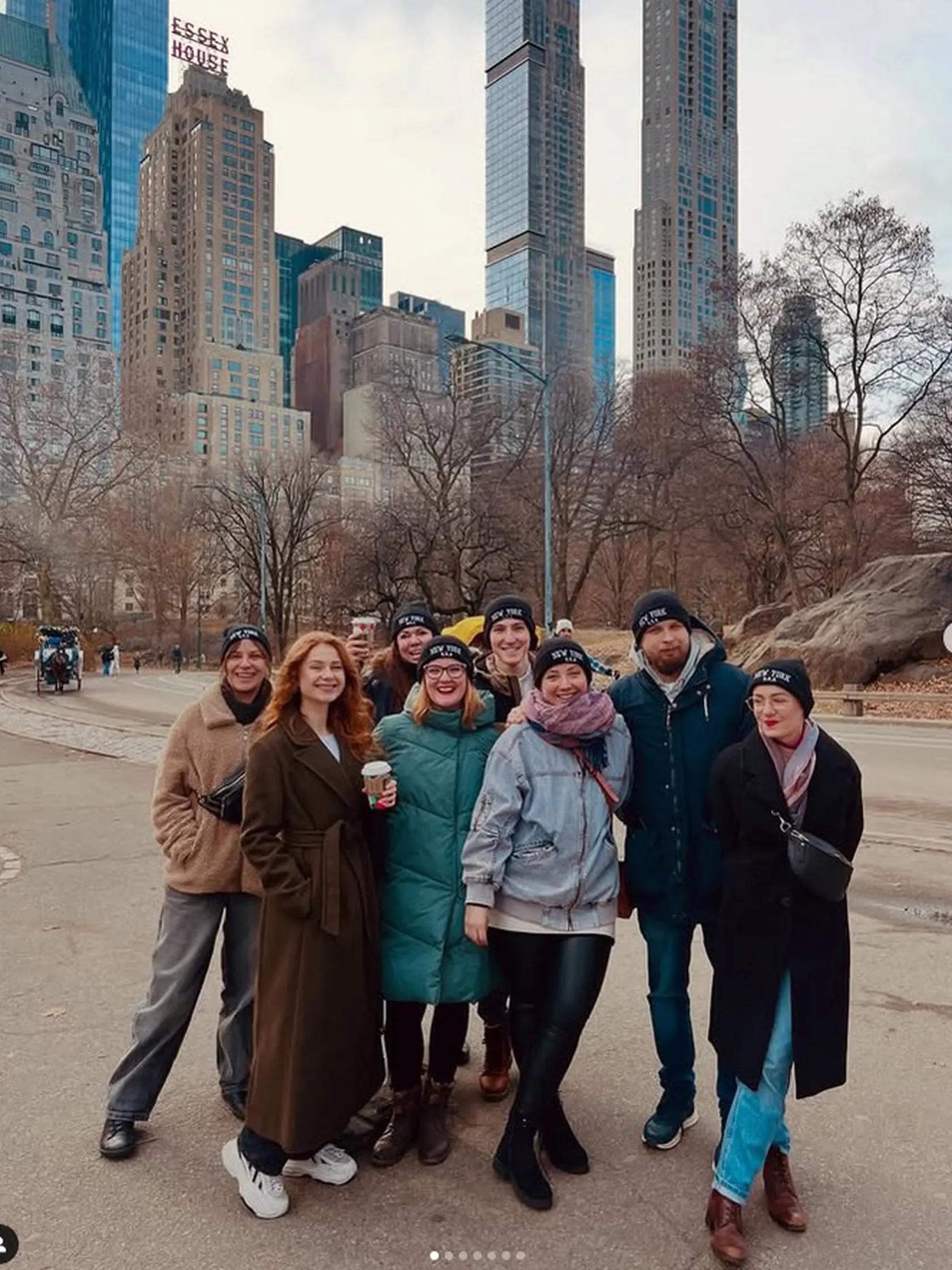 Anička Slováčková a Matěj Růžička v New Yorku.