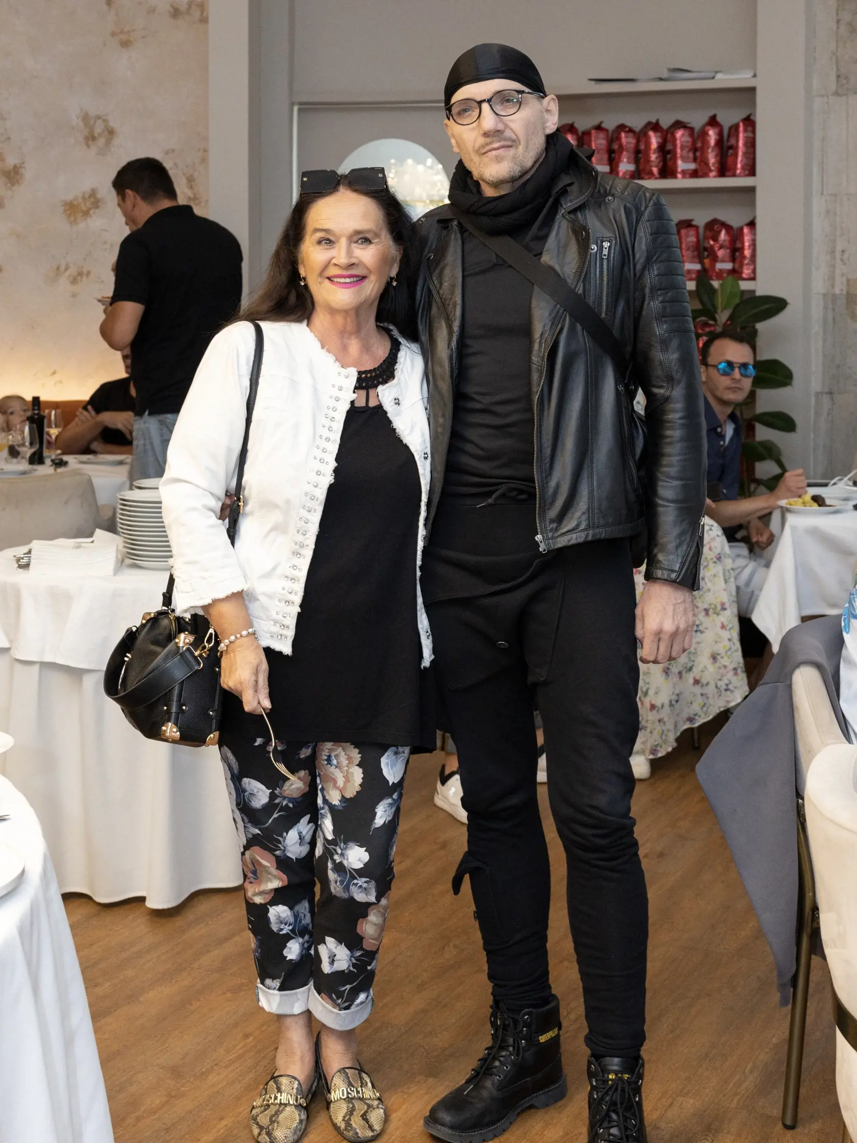 TV JOJ Summer Party - Letná média party televízie JOJ.  Na snímke je Hana Gregorová a Sáva Popovič.