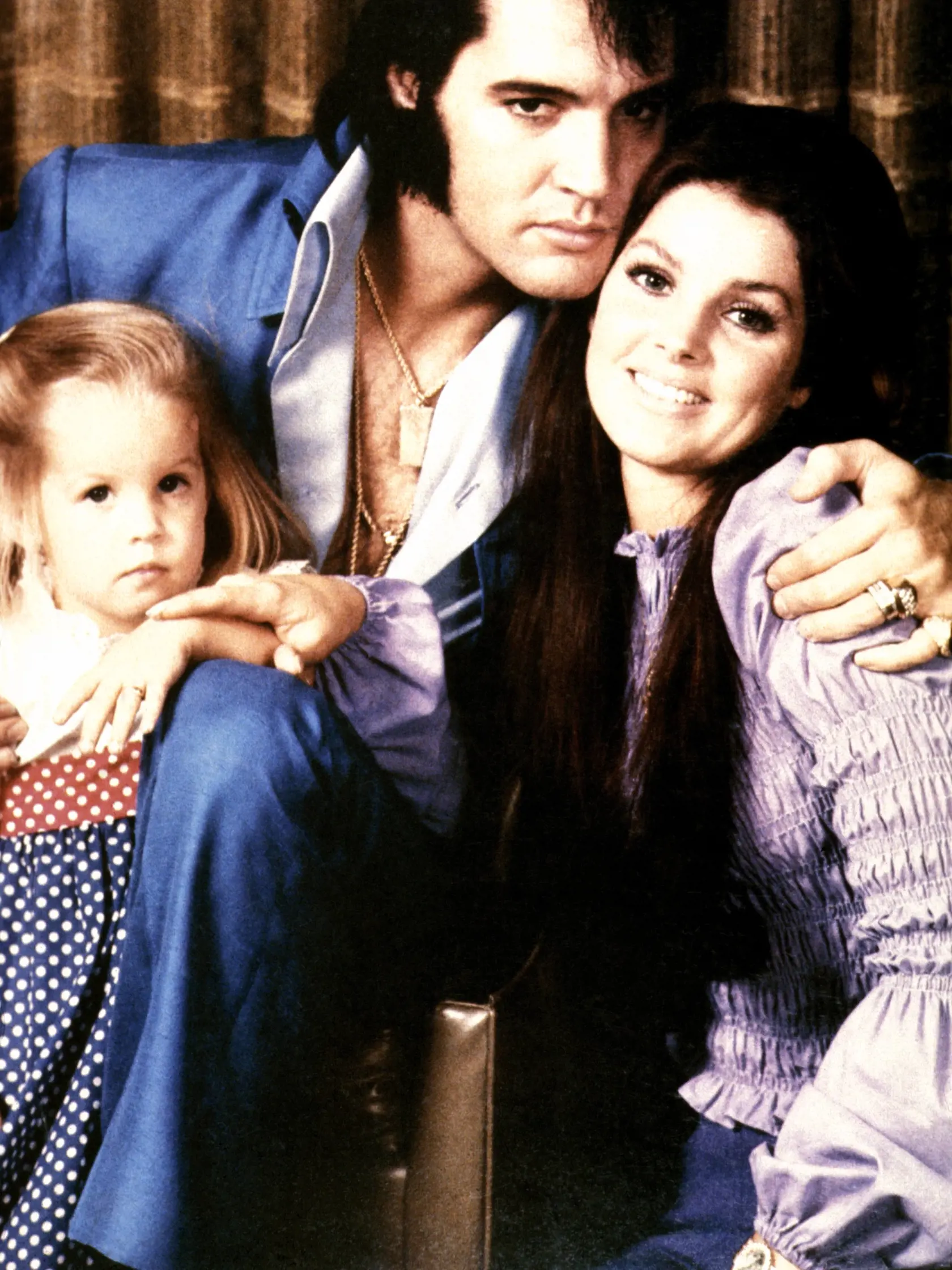 Elvis a Priscilla s ich dcérou Lisou.