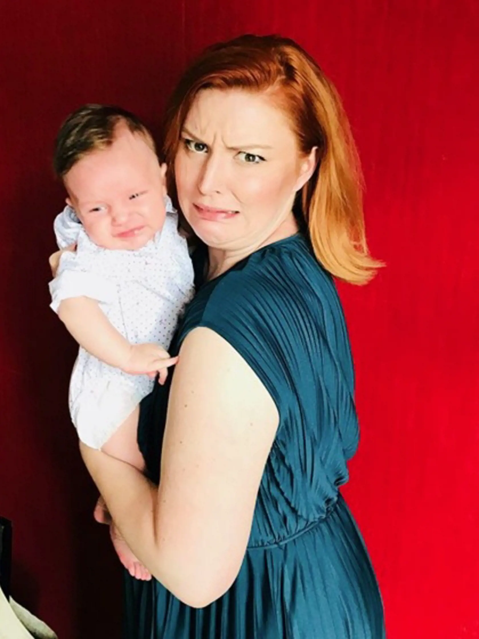 Barbora pokrstila synčeka Gabriela.