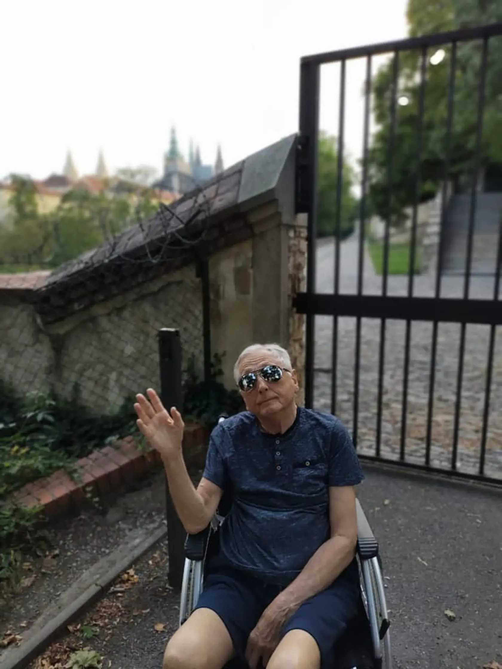 August 2020: Jeden z posledných záberov režiséra.
