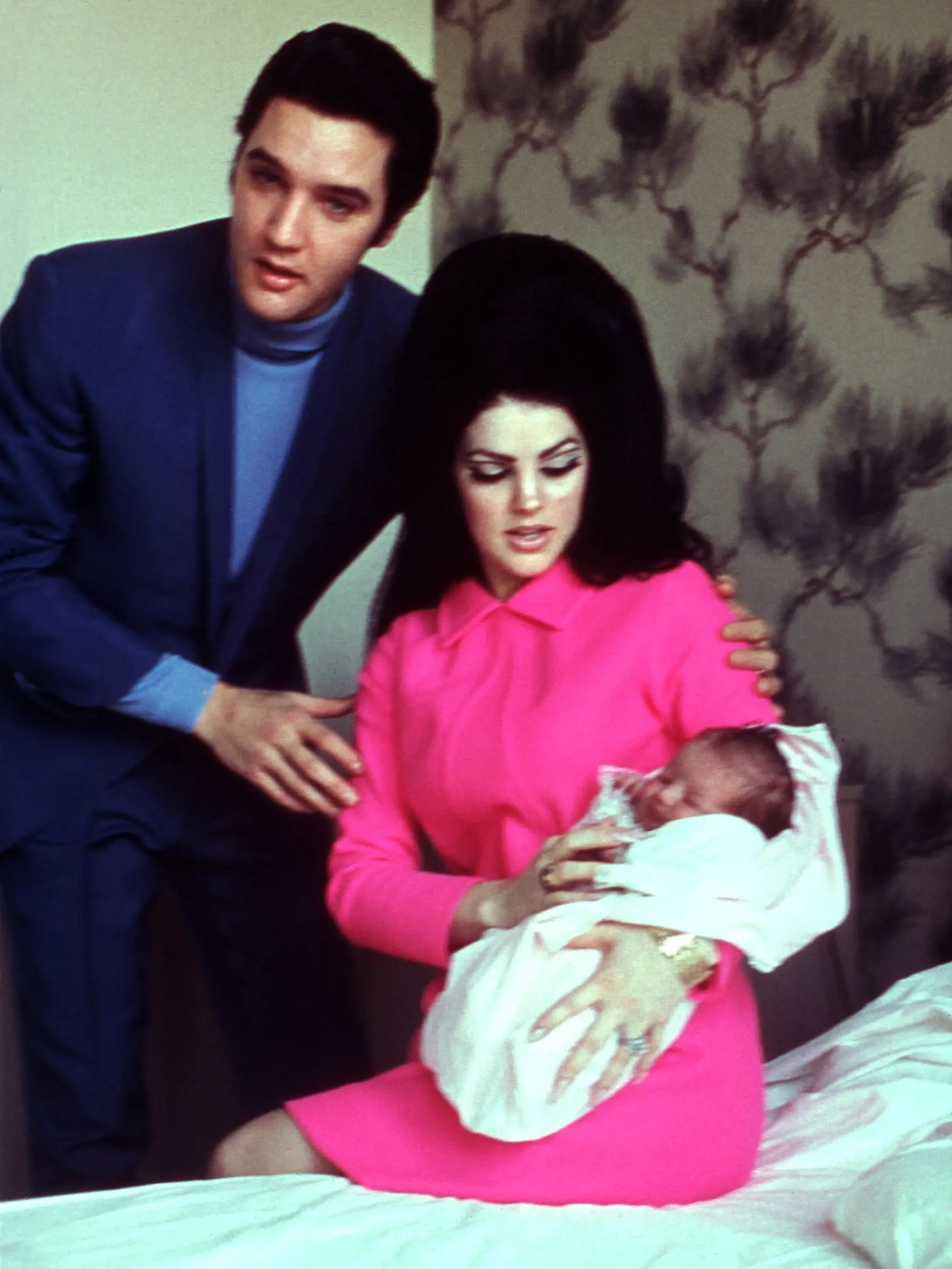 Elvis a Priscilla s ich dcérou Lisou.