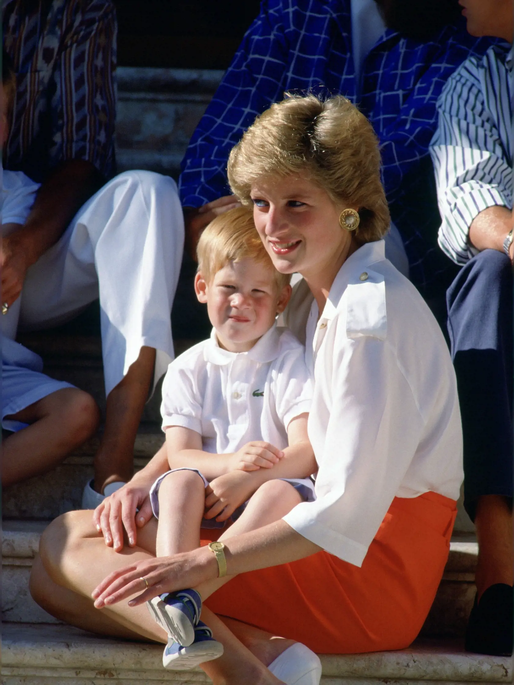 Princezná Diana so synom Harrym.