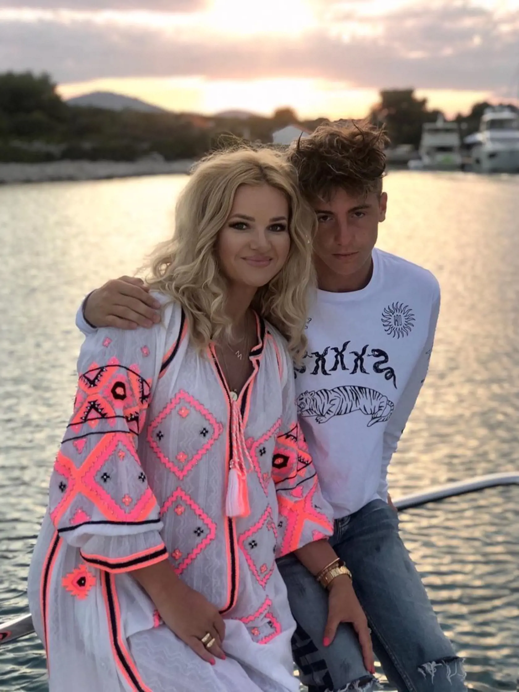 Monika Babišová si dovolenku v Chorvátsku užíva s Frederikom.