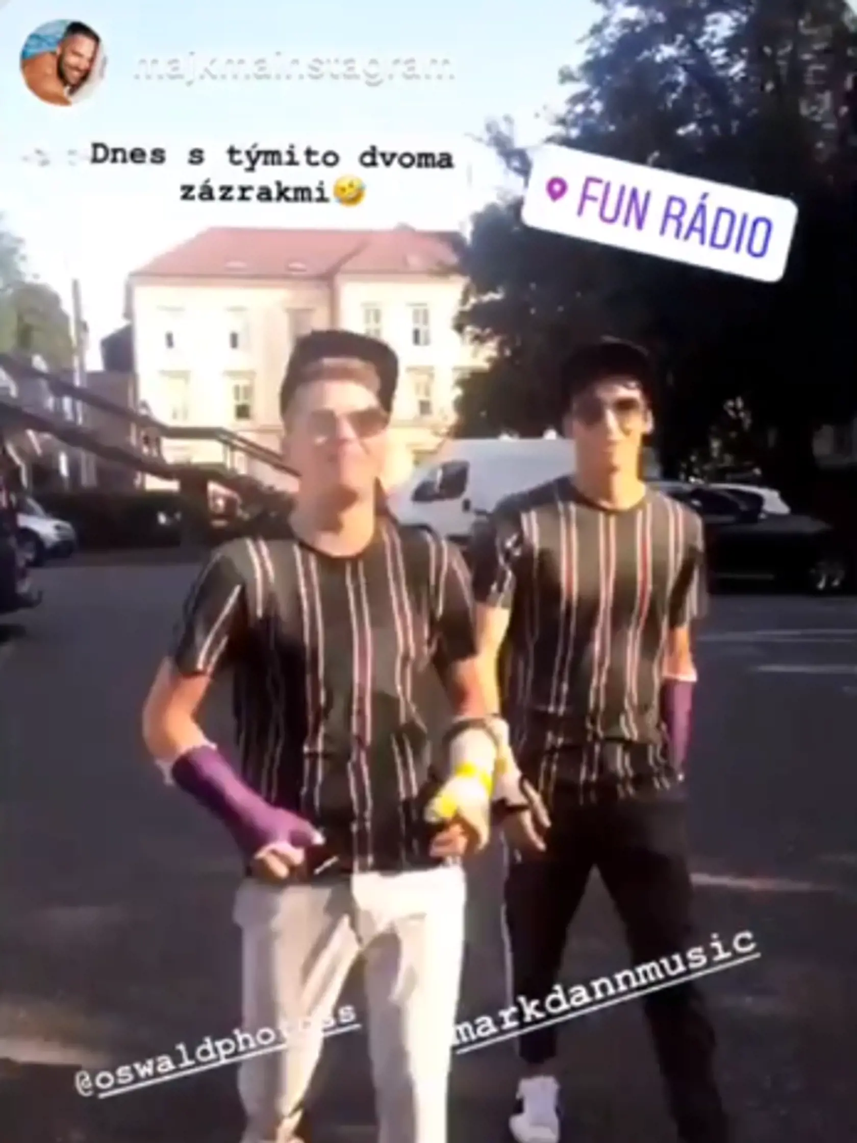 Kamaráti Oliver a Marek