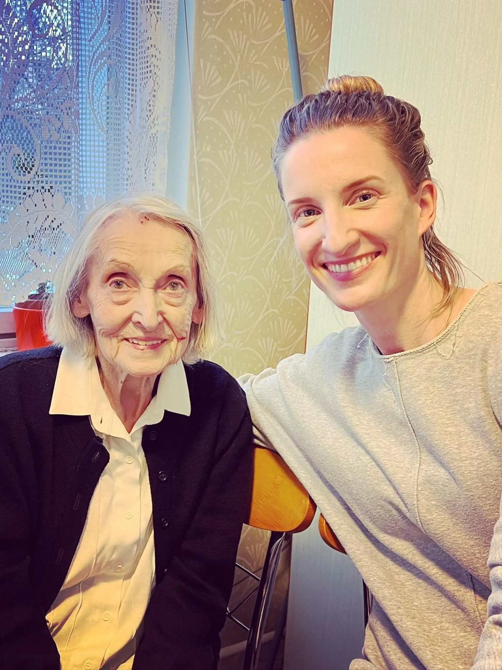 Adela Vinczeová s pani Adelou Vinceovou