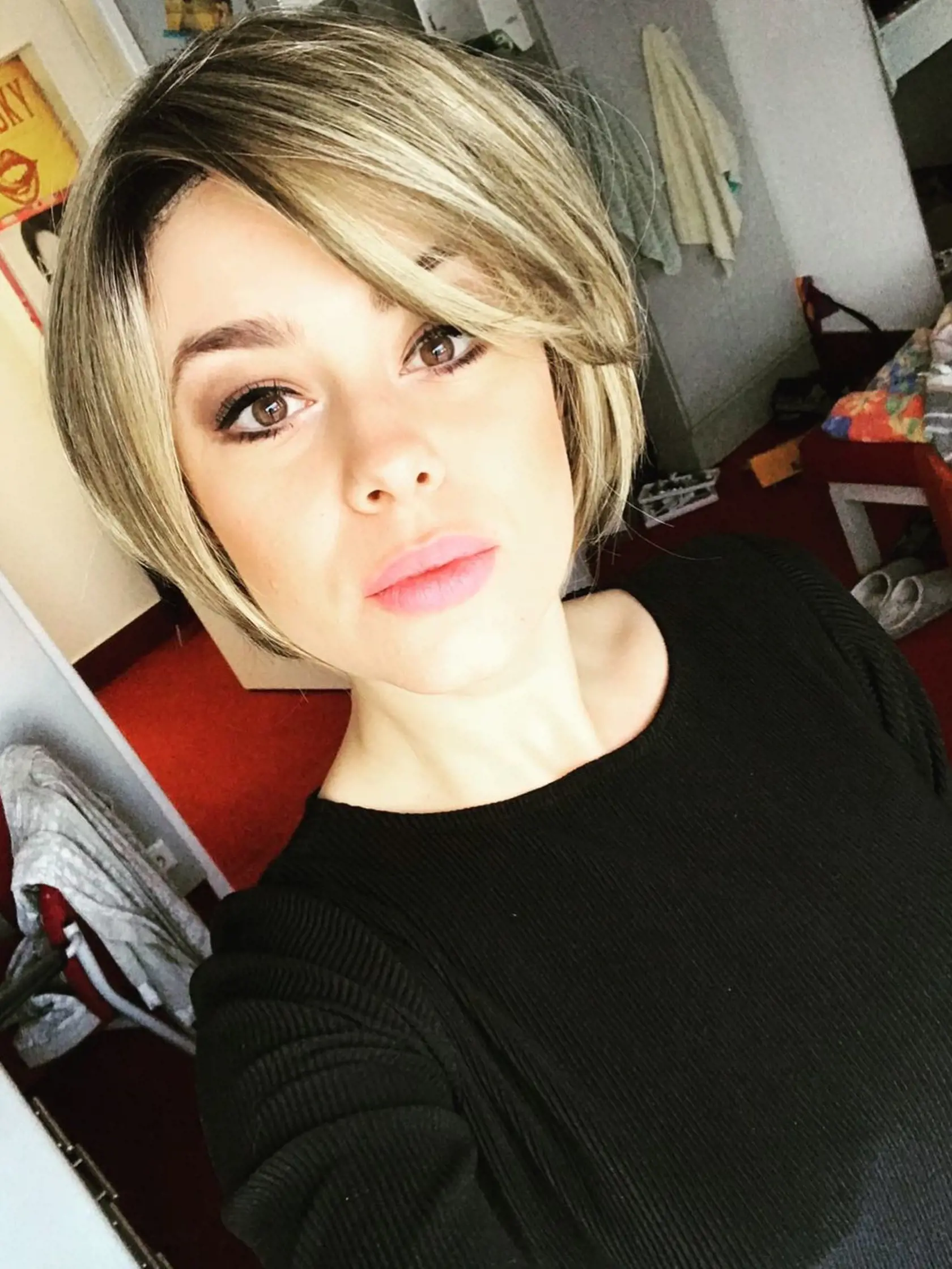 "Keď budem mať druhé bábooo šupnem si totok," napísala k fotke Dominika.