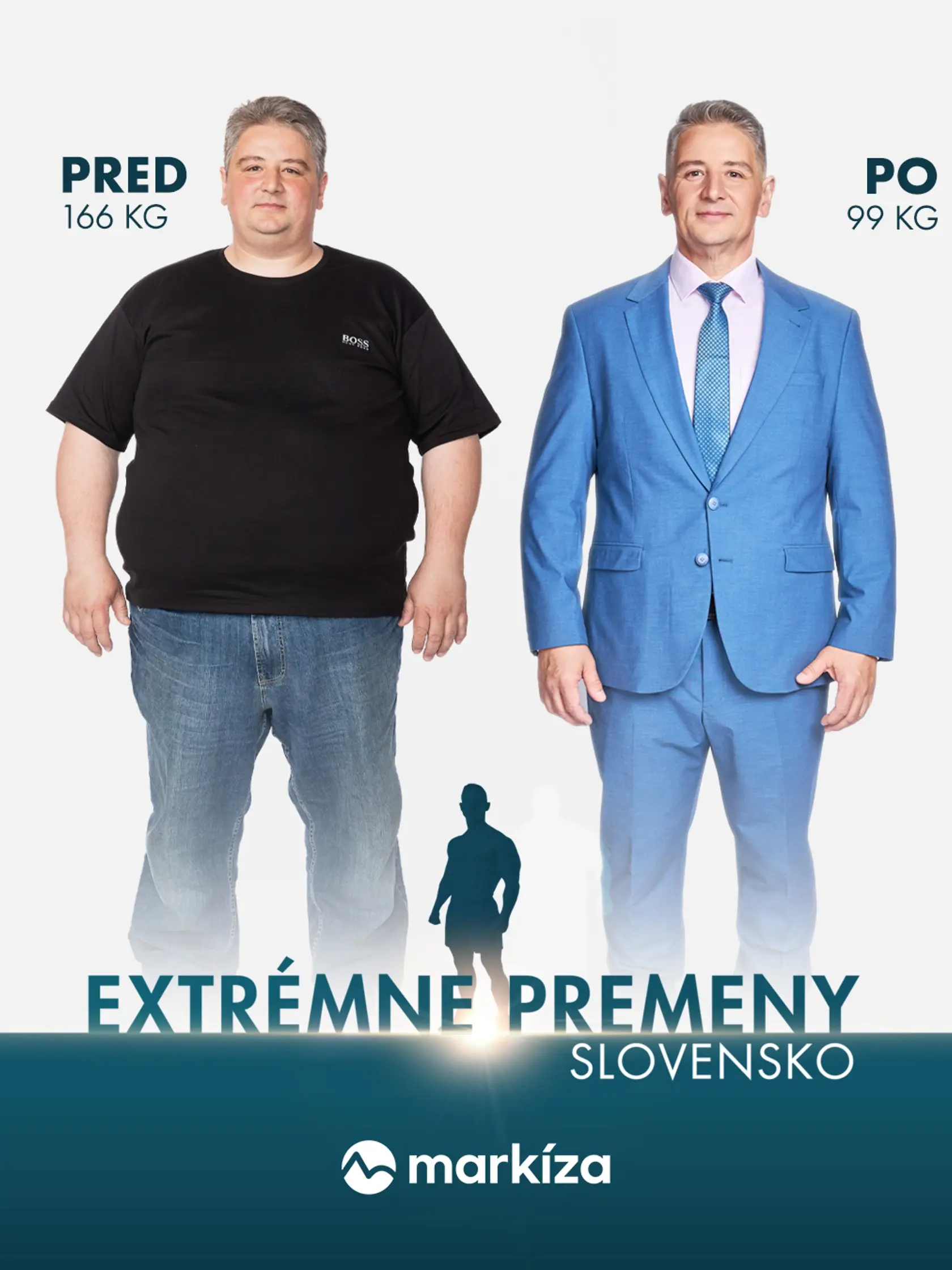 Pavol mal 166 kíl: Premenu nezvládal, žena skončila na psychiatrii. Nakoniec ohromil, je fešák