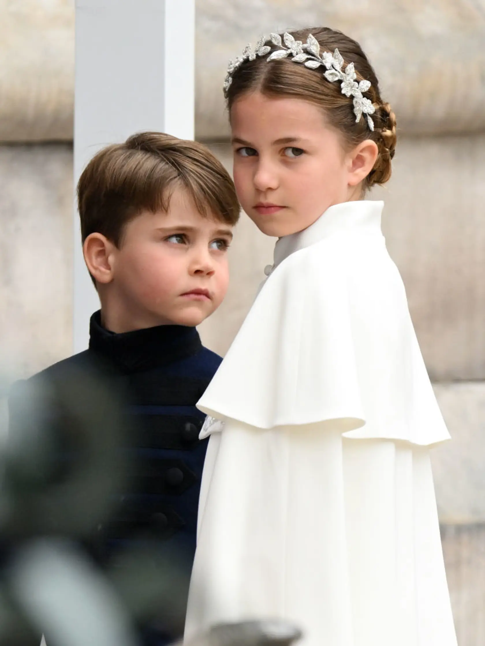 Princ Louis a princezná Charlotte.