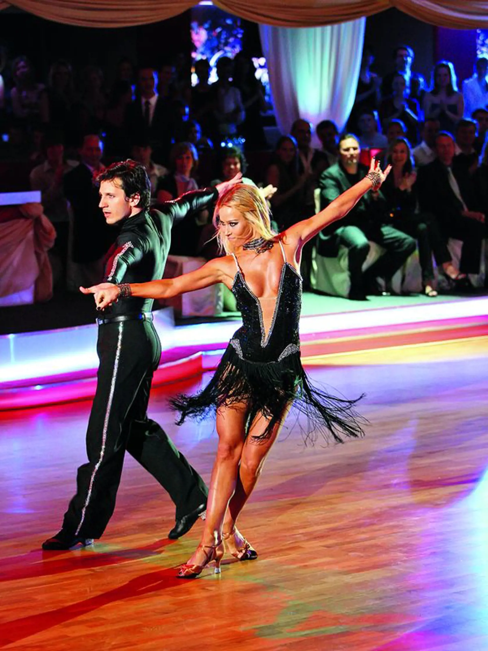 2009: Juraj Mokrý v čase, keď tancoval v Let's Dance. Partnerkou mu bola Katarína Jakeš Štumpfová.