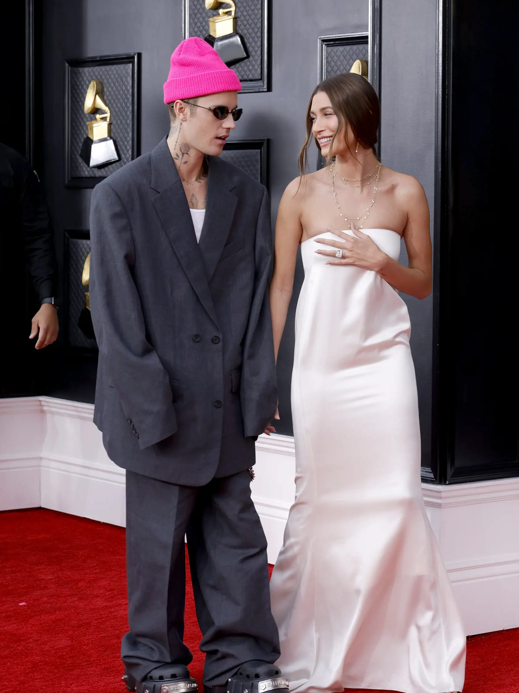 Grammy 2022: Justin a Hailey Bieber