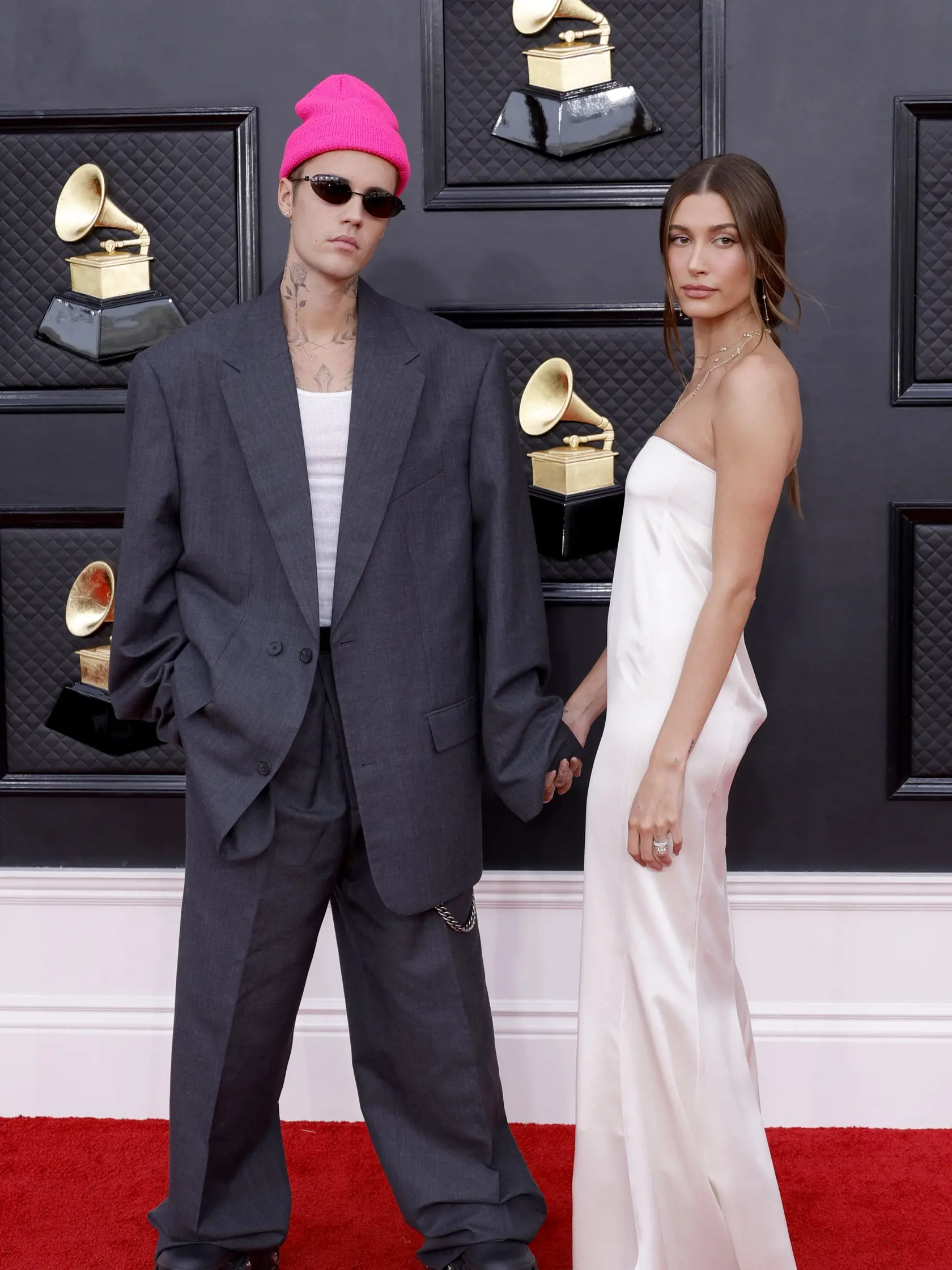 Grammy 2022: Justin a Hailey Bieber