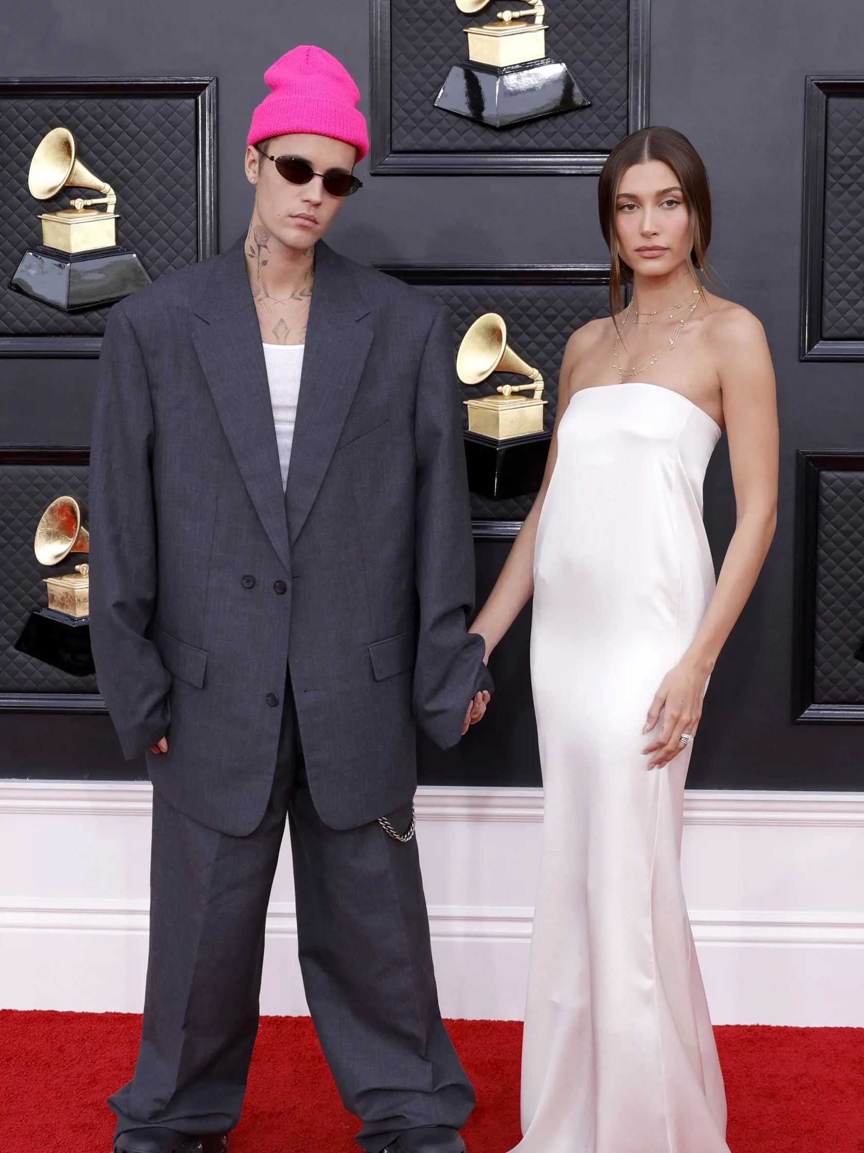 Grammy 2022: Justin a Hailey Bieber