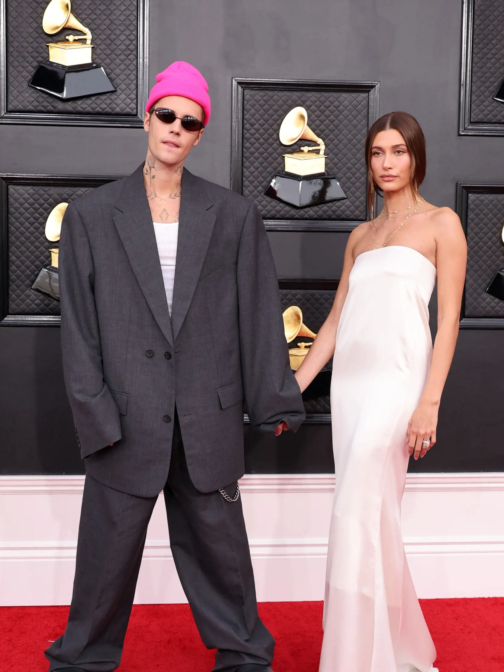 Grammy 2022: Justin a Hailey Bieber