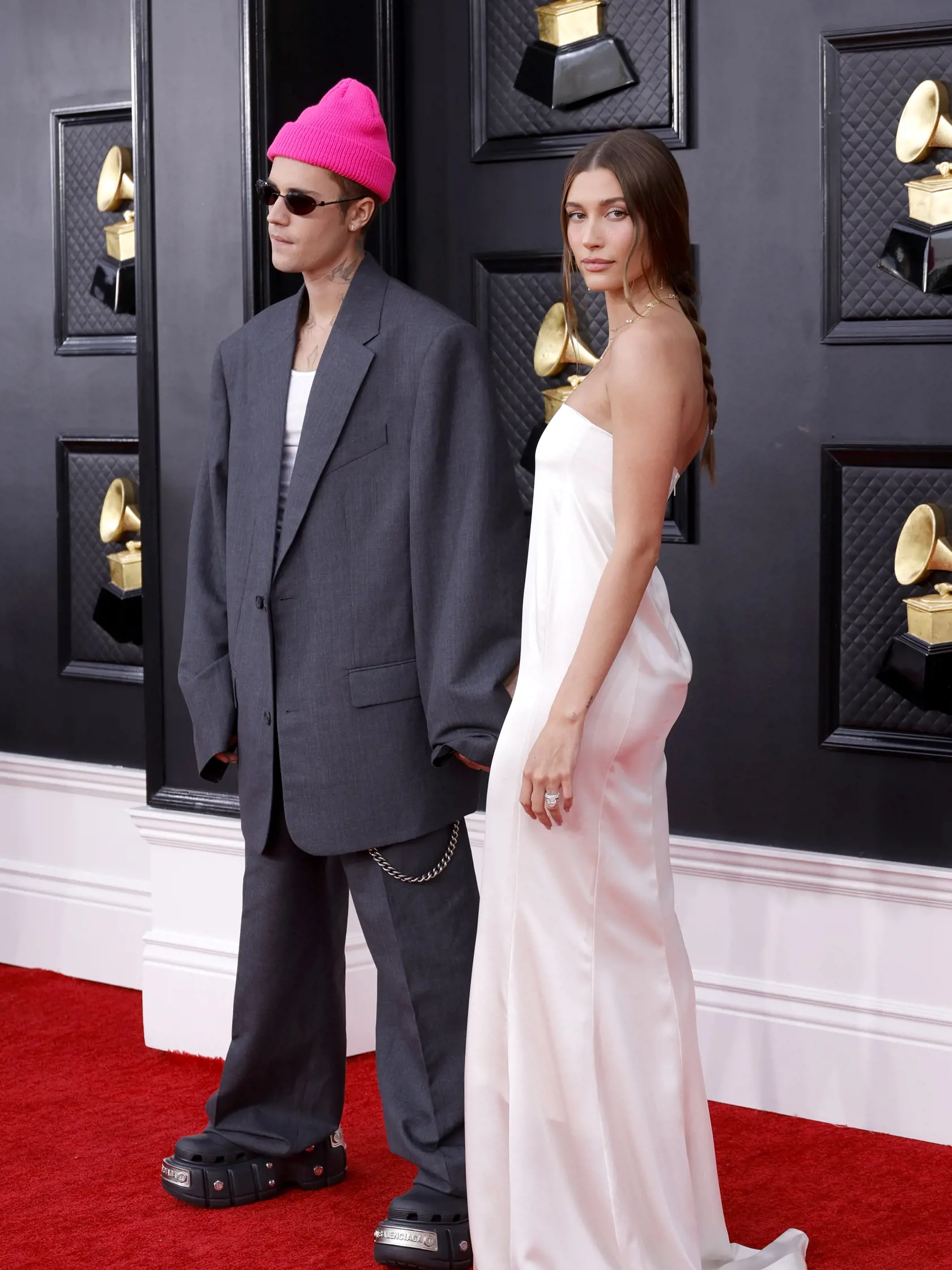 Grammy 2022: Justin a Hailey Bieber
