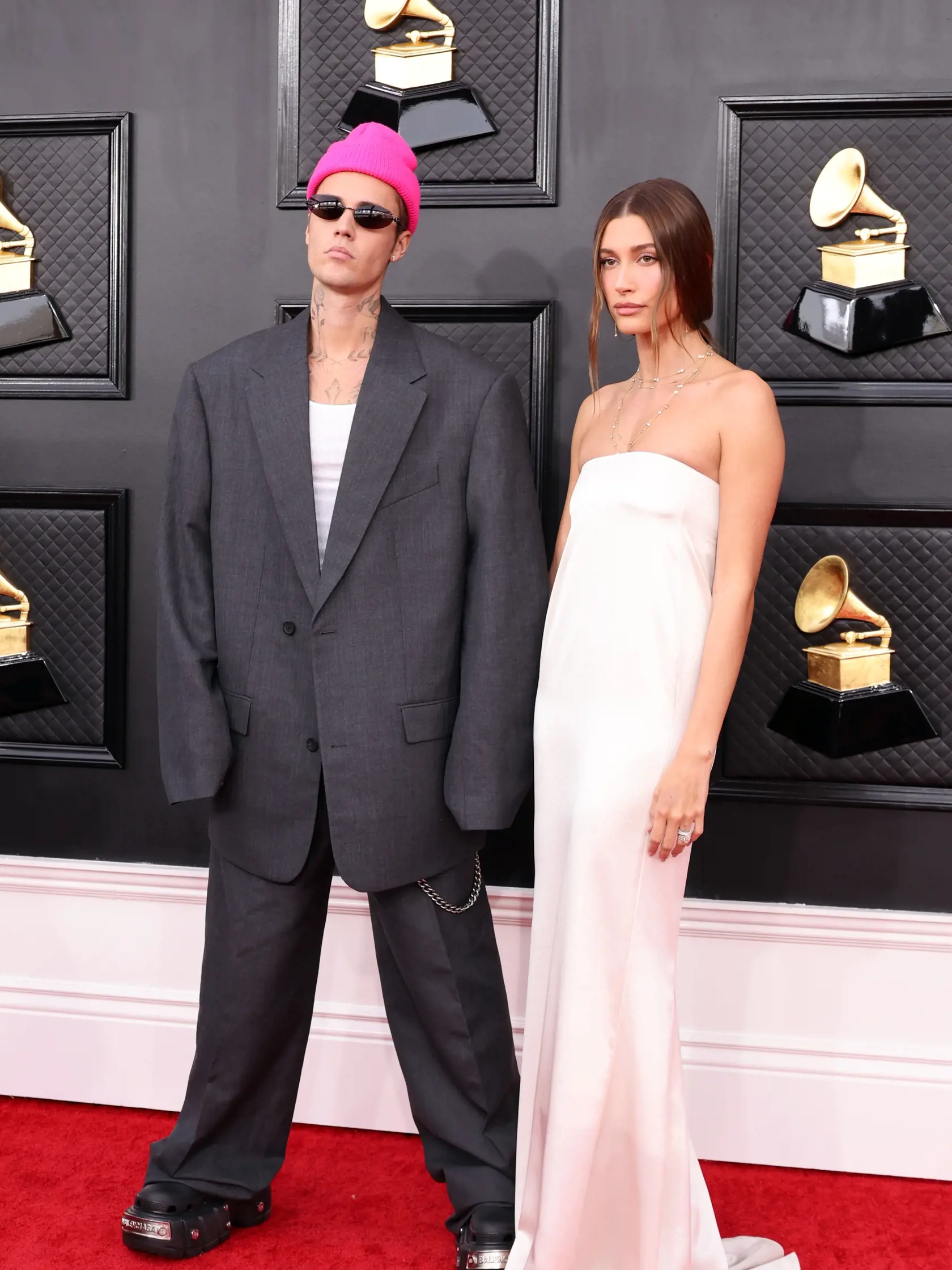 Grammy 2022: Justin a Hailey Bieber