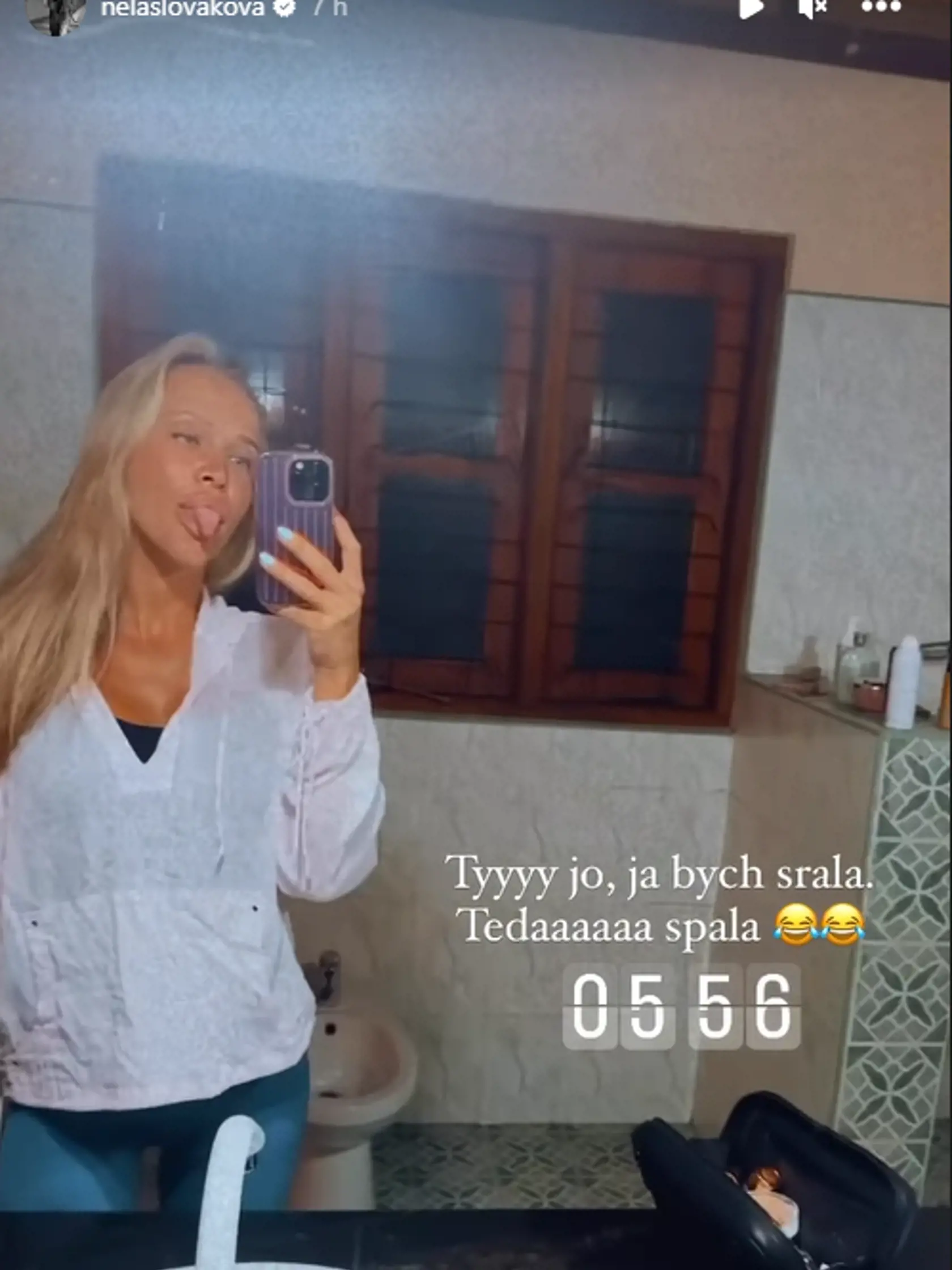 Nela Slováková je na očistnom pobyte na Srí Lanke.